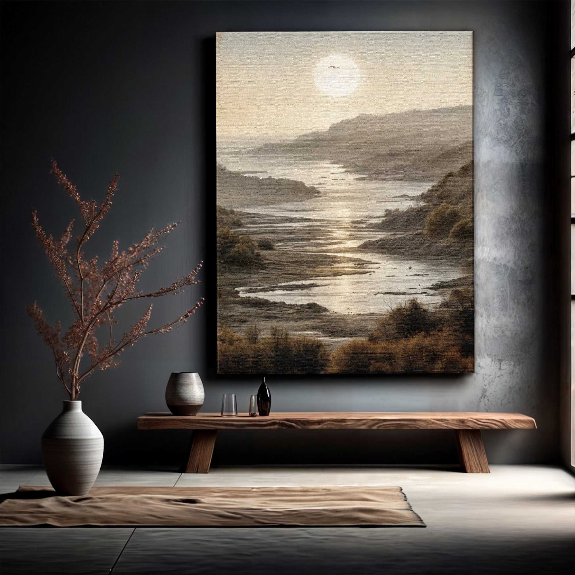 Misty Shores Coastal Impasto Wall Art on sale at MyriadMart