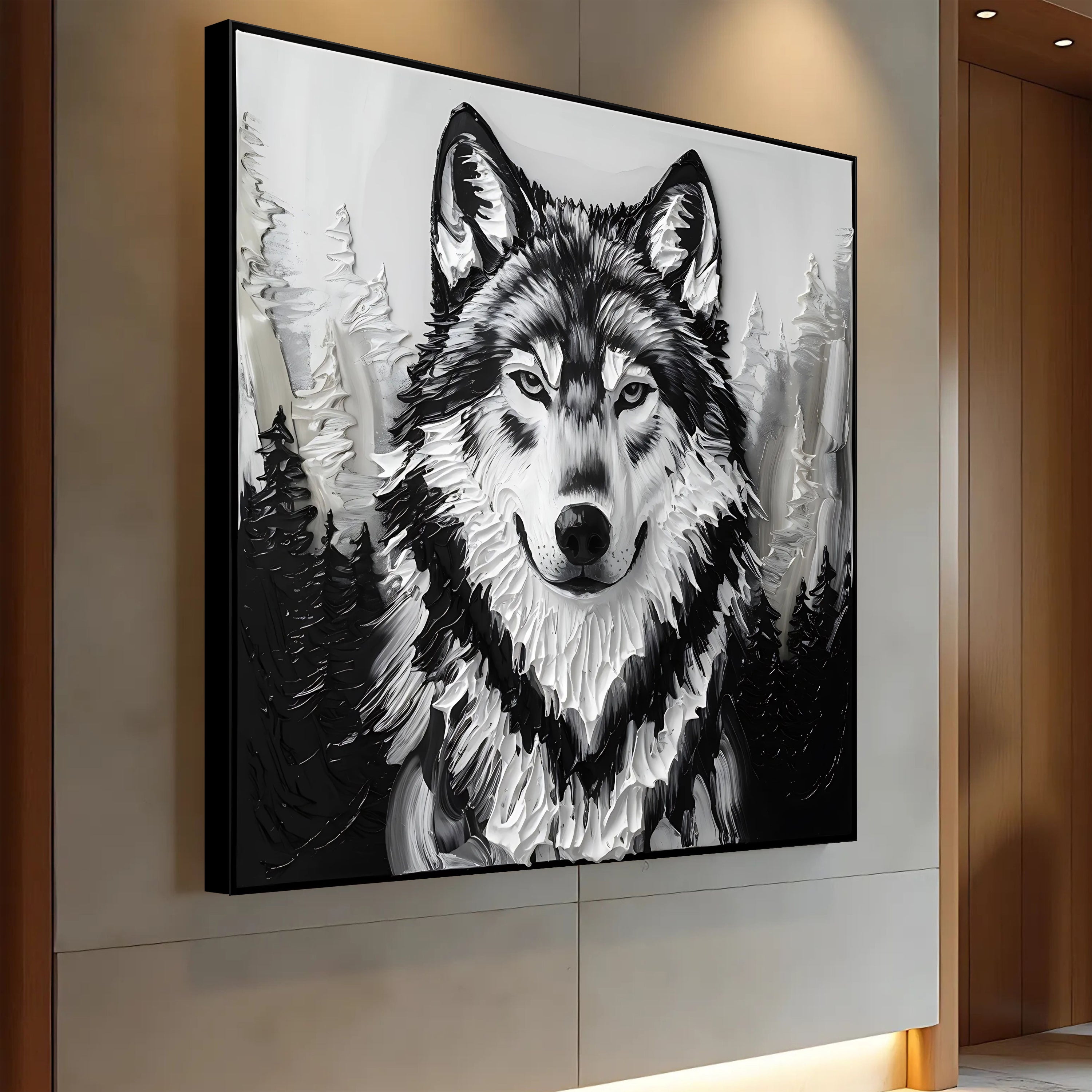 3D Wolf Wall Art IV on sale at MyriadMart
