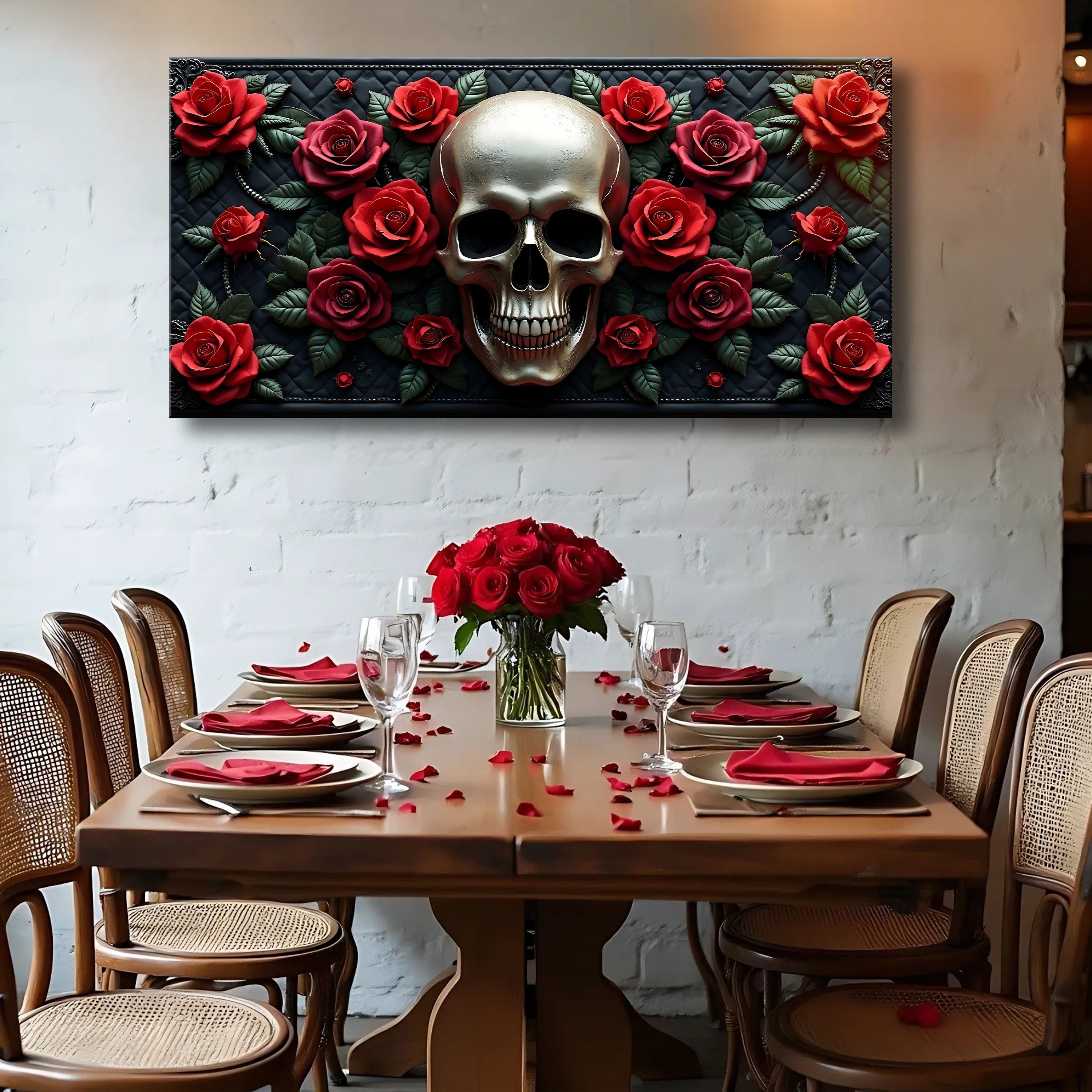 3D Vintage Skull Wall Art V on sale at MyriadMart
