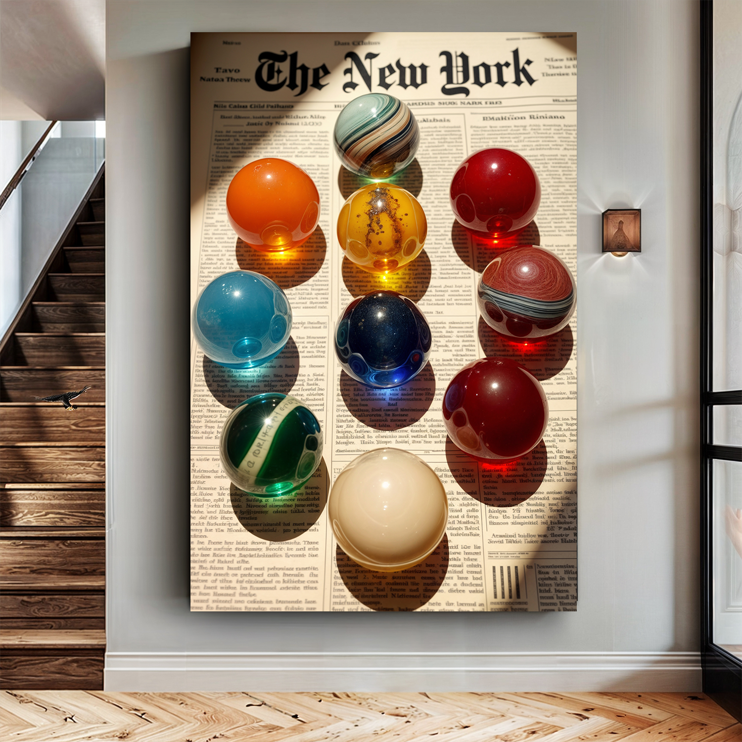 Vintage Newspaper Poster Wall Art on sale at MyriadMart