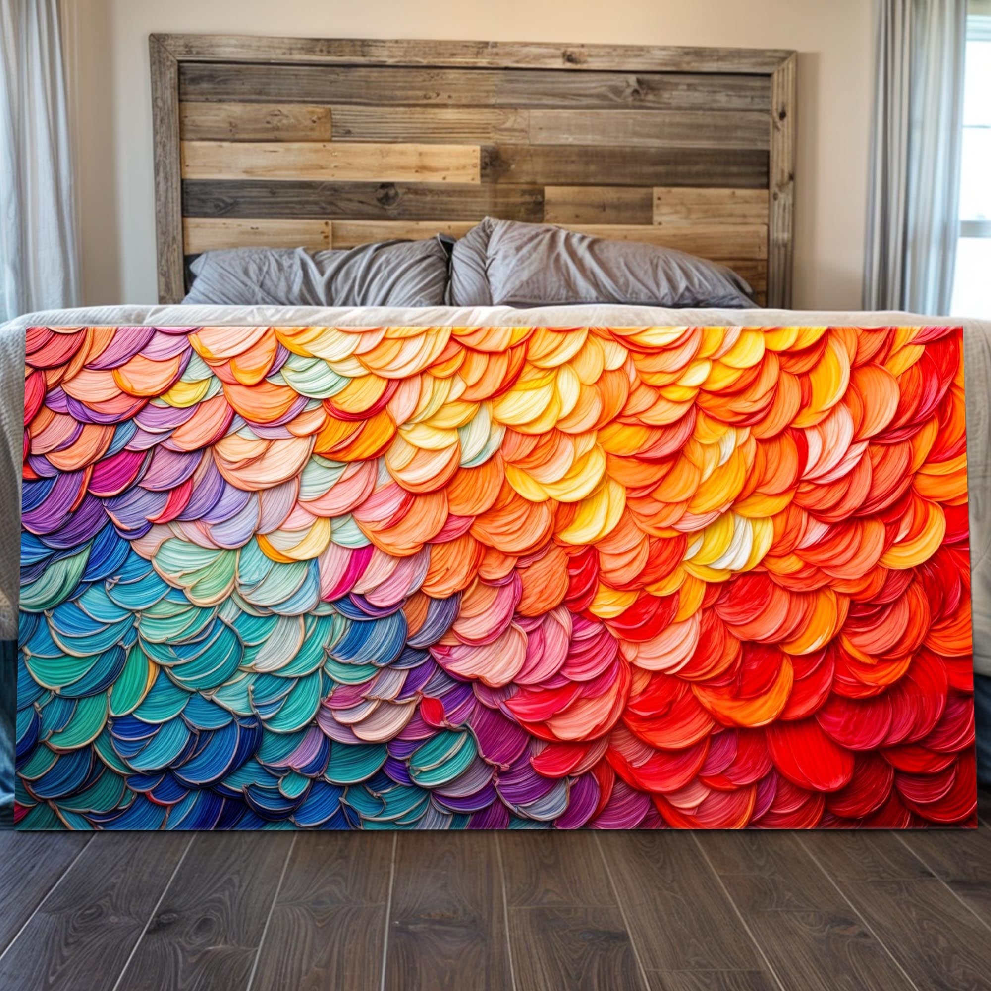 Fiery Dance Impasto Wall Art on sale at MyriadMart