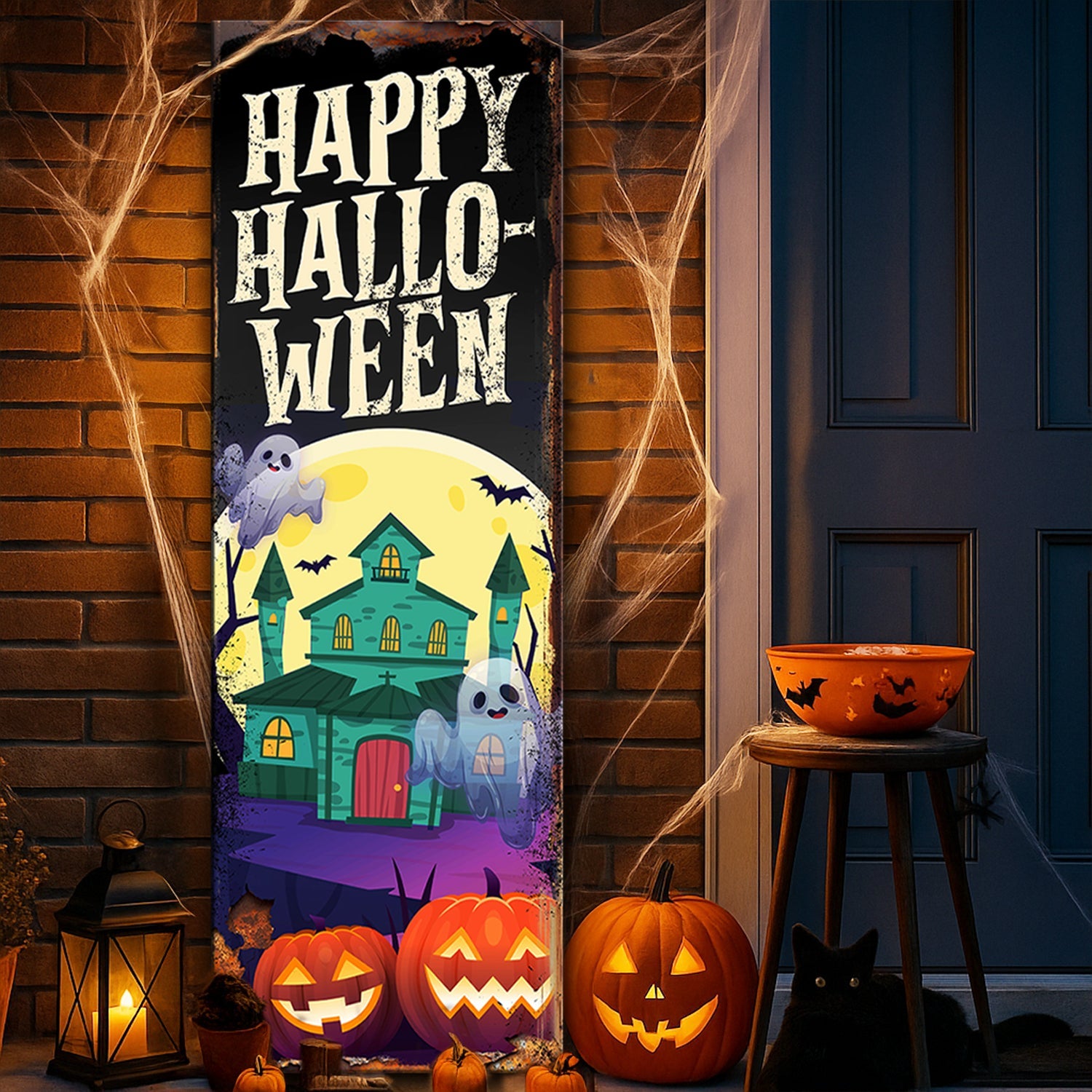 Halloween Welcome Sign on sale at MyriadMart