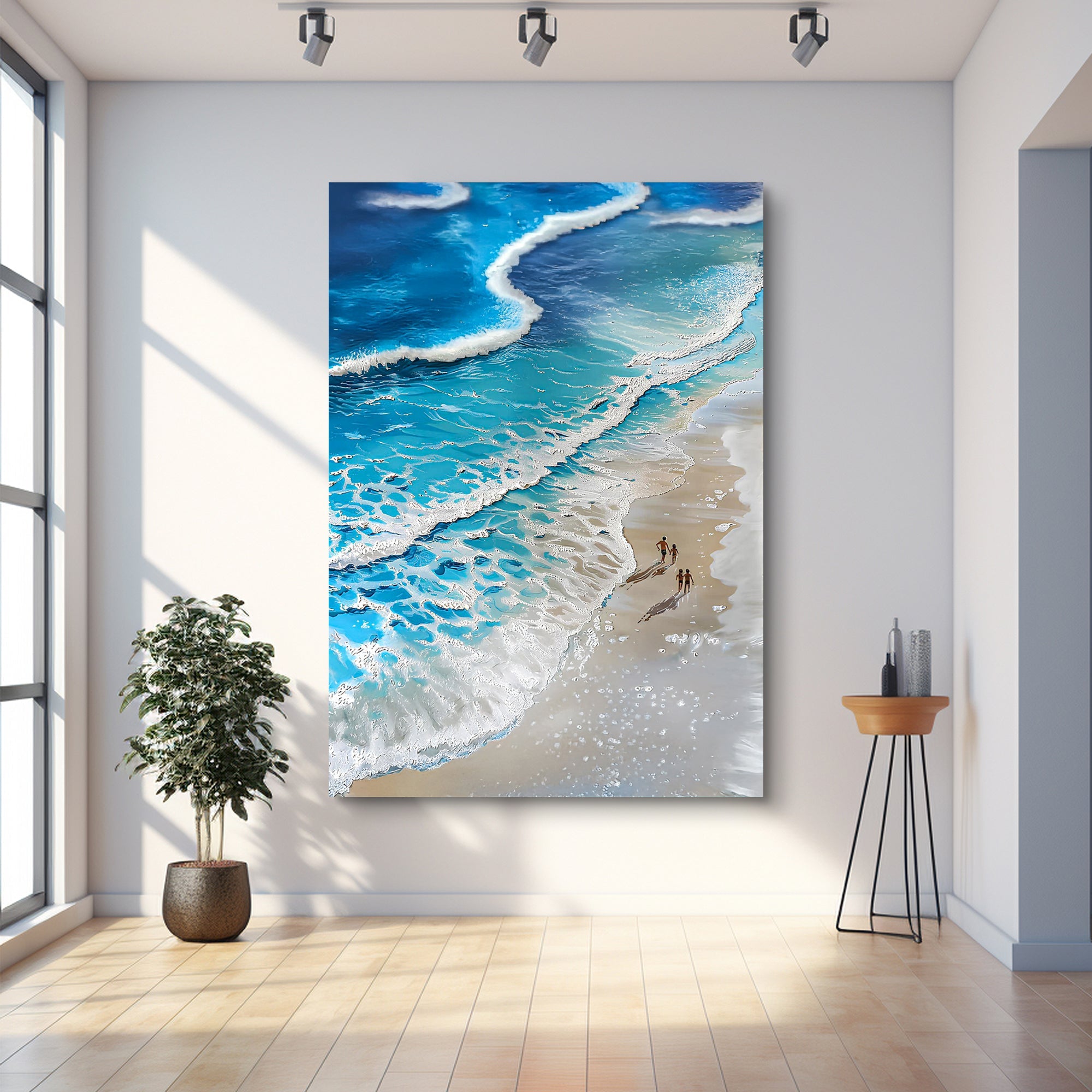 Beachfront Painting Coastal Wall Art III on sale at MyriadMart
