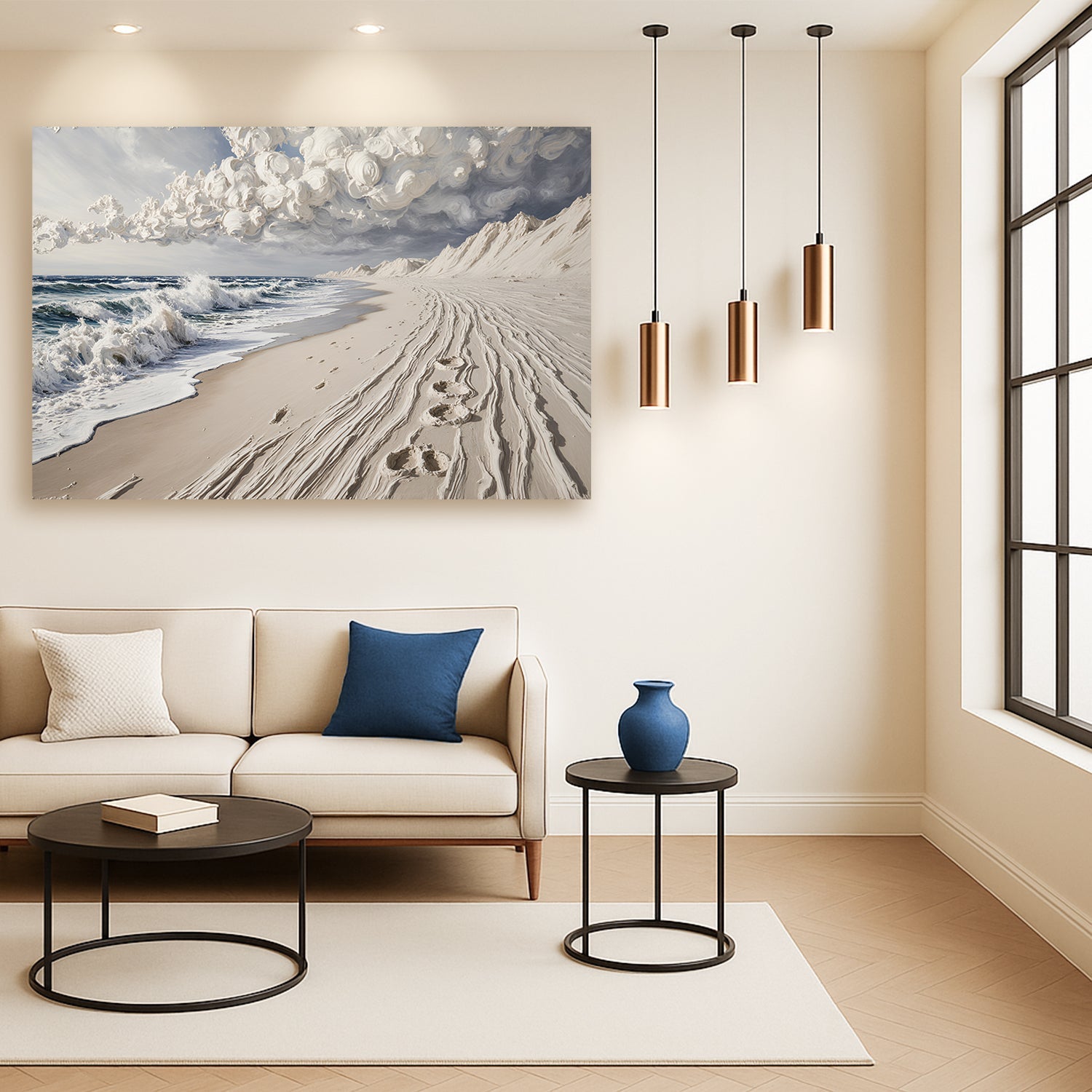 Footprints in the Sand Wall Art on sale at MyriadMart