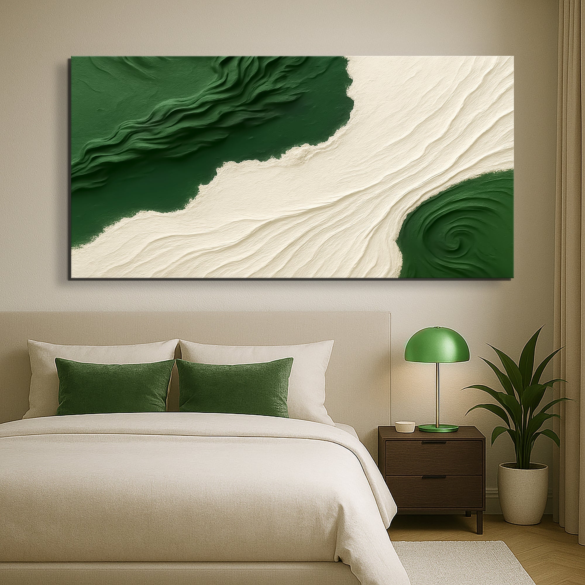 Green Rivers Abstract Wall Art X on sale at MyriadMart