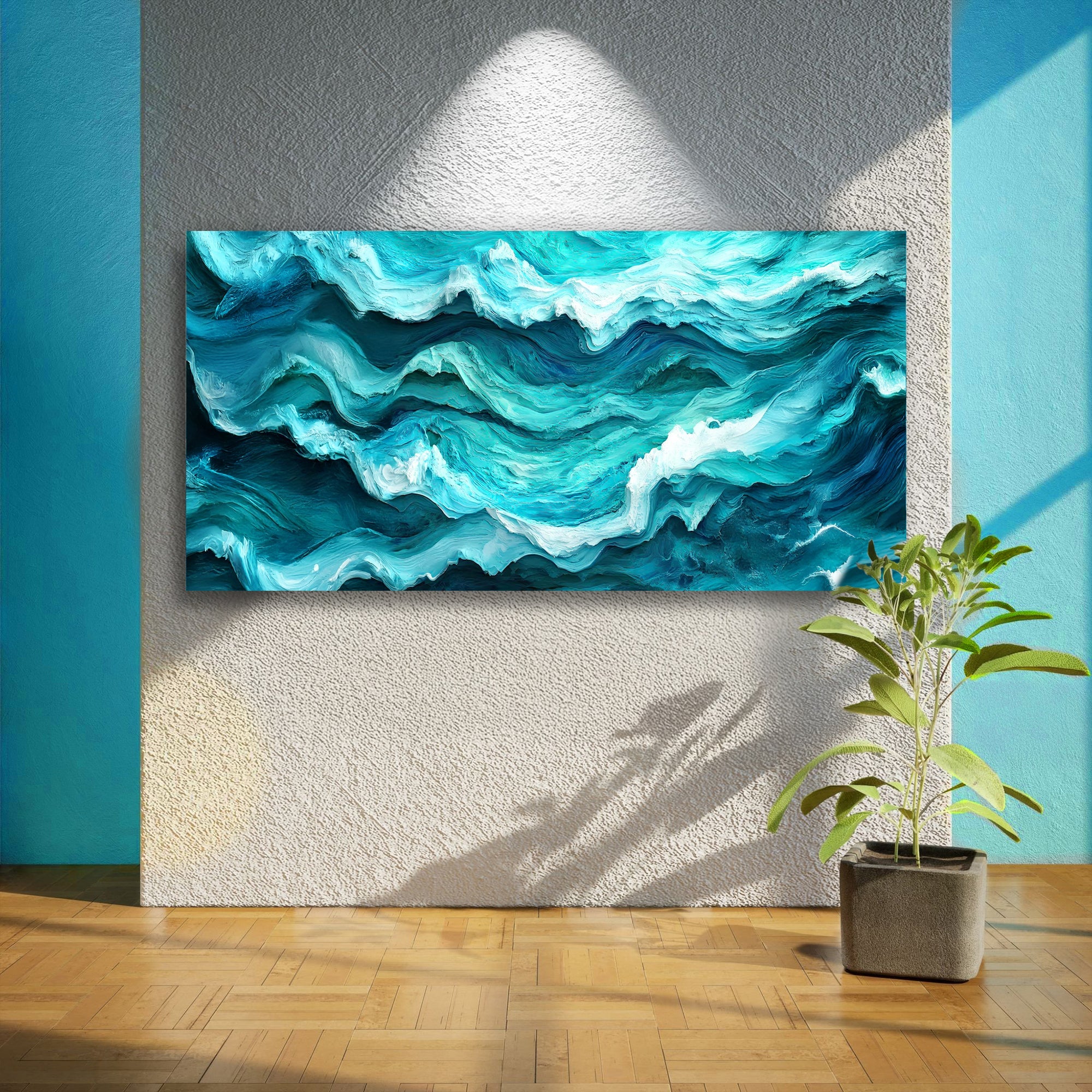 Blue Ocean Coastal Wall Art III on sale at MyriadMart