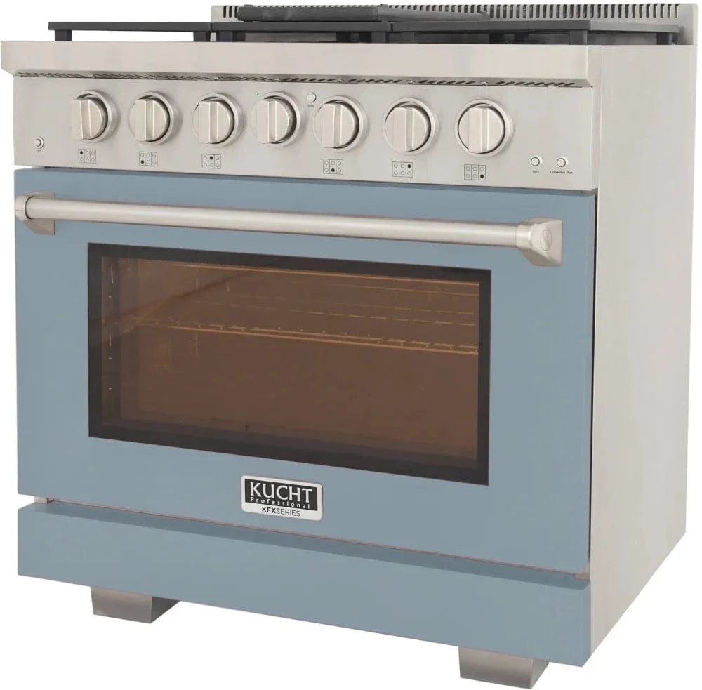 Kucht 36" Freestanding Professional Gas Range KFX3600X-LB on sale at MyriadMart