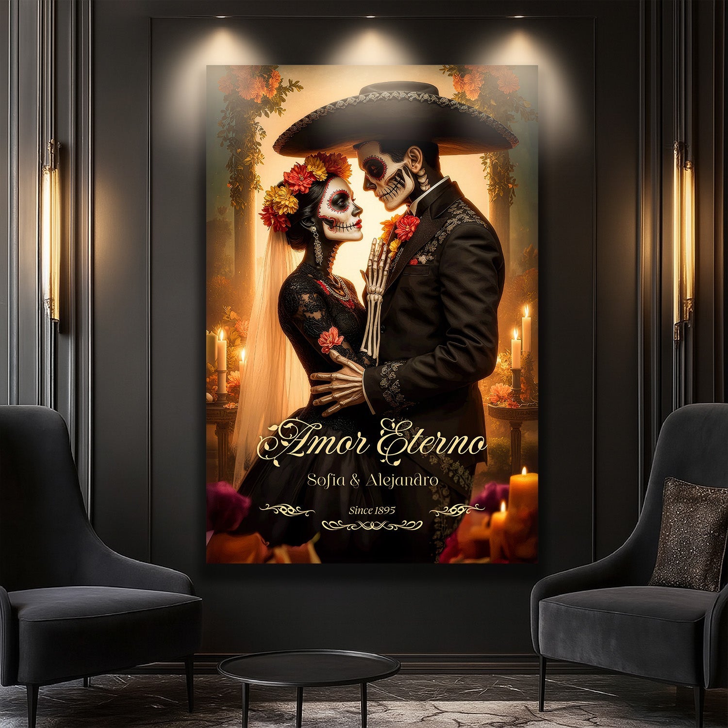 Personalized Eternal Love Halloween Sign on sale at MyriadMart