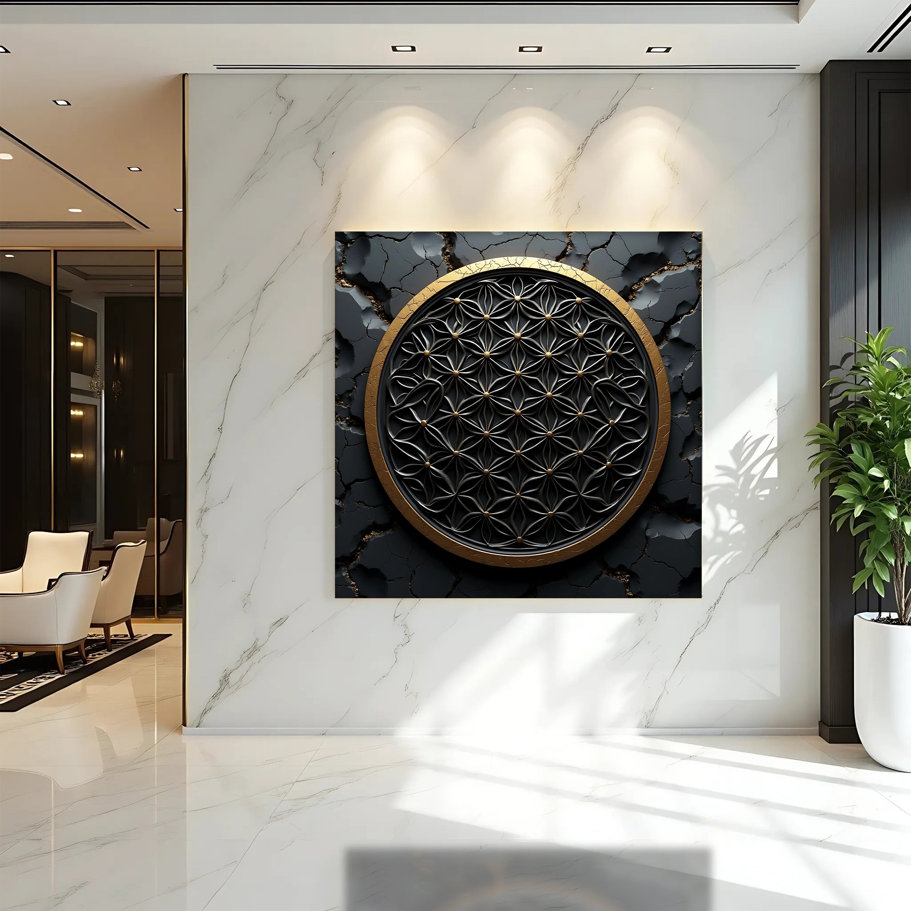 Flower Of Life Wall Art III on sale at MyriadMart