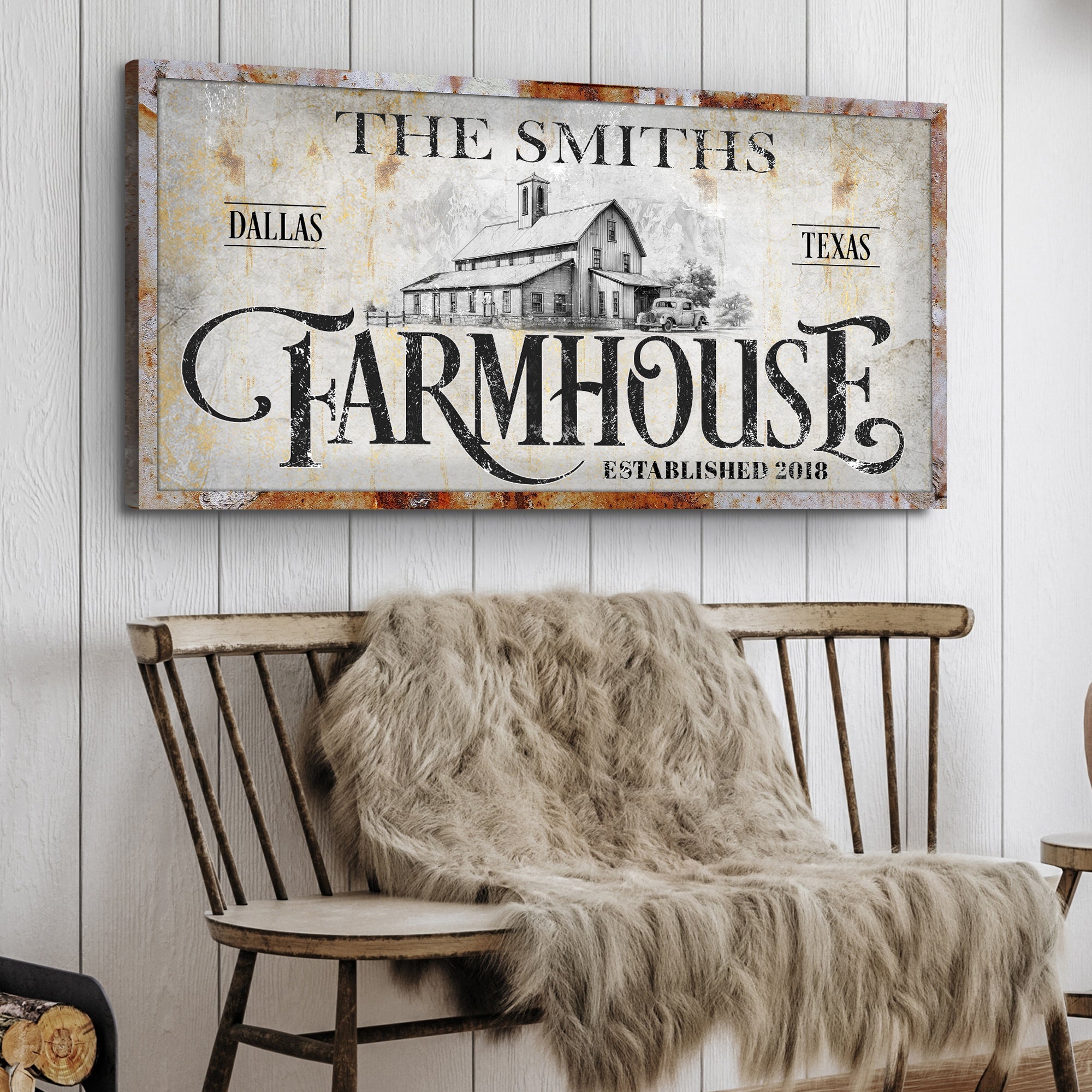 Rustic Vintage Farmhouse Sign on sale at MyriadMart