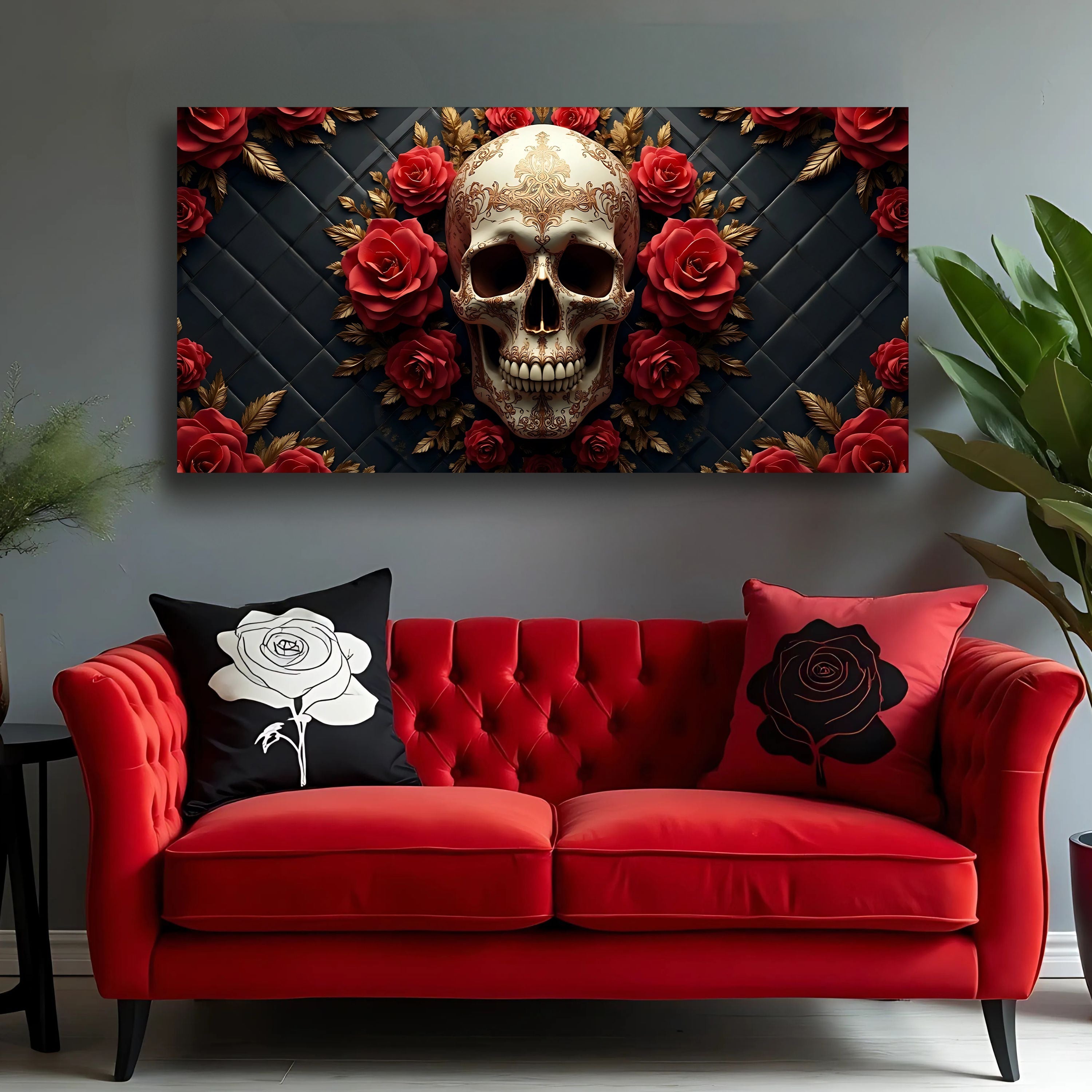 3D Vintage Skull Wall Art VI on sale at MyriadMart