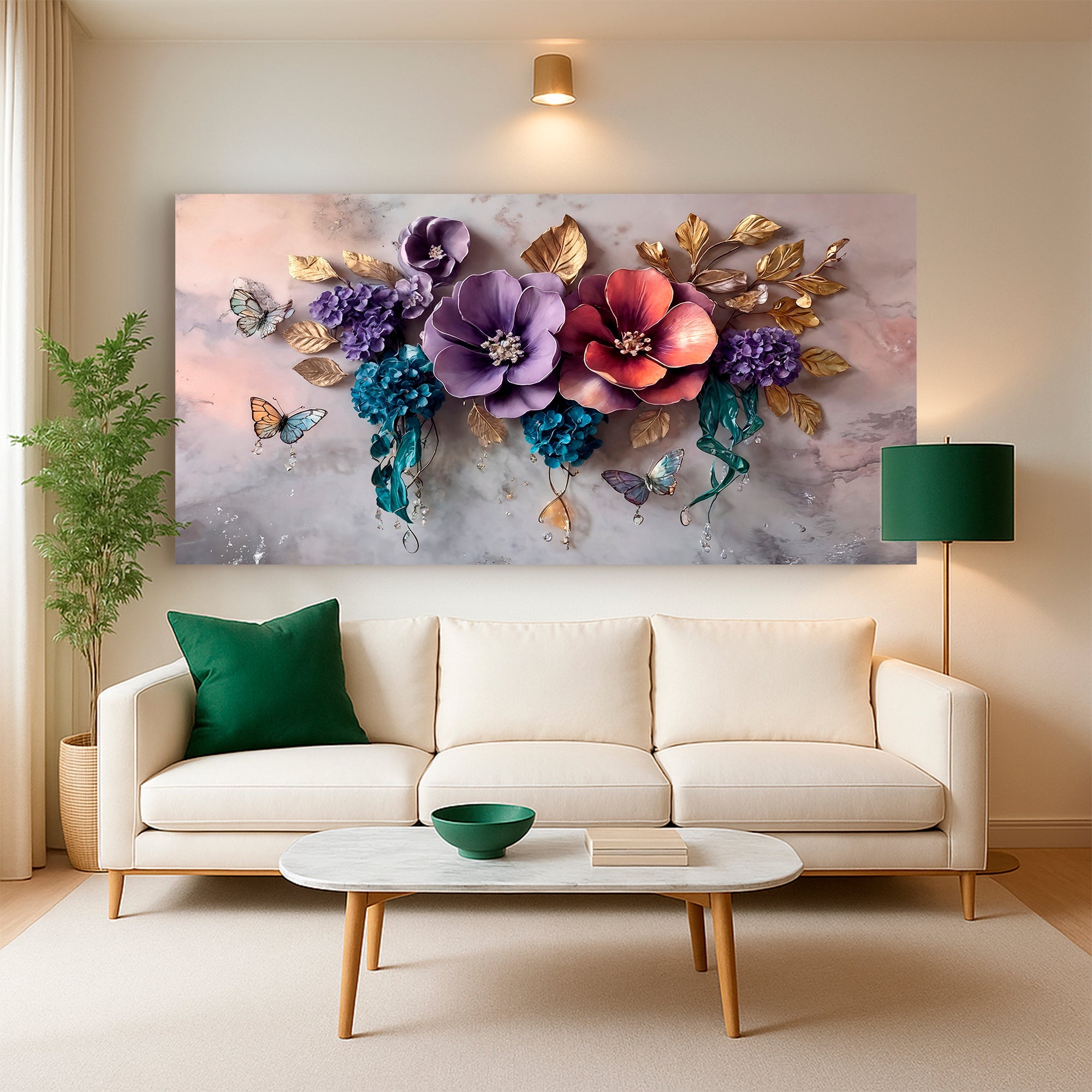Floral Symphony Wall Art on sale at MyriadMart