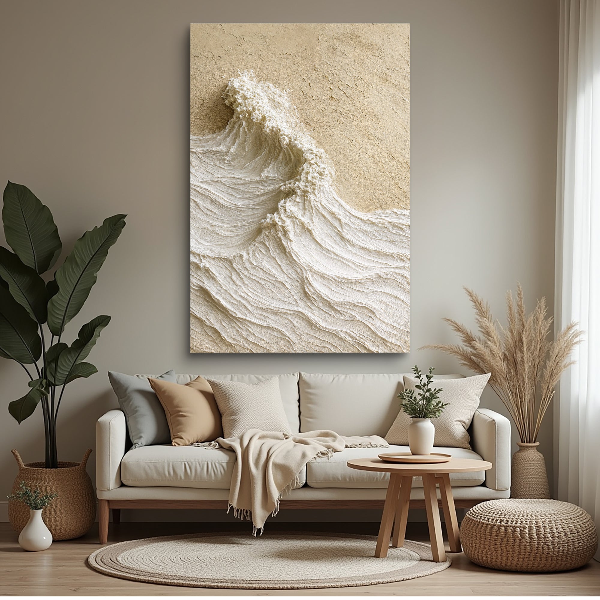 Modern Neutral Mountain Wall Art on sale at MyriadMart