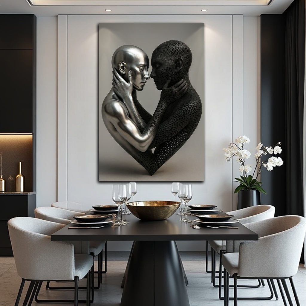 Eternal Love Figure Abstract Wall Art VIII on sale at MyriadMart