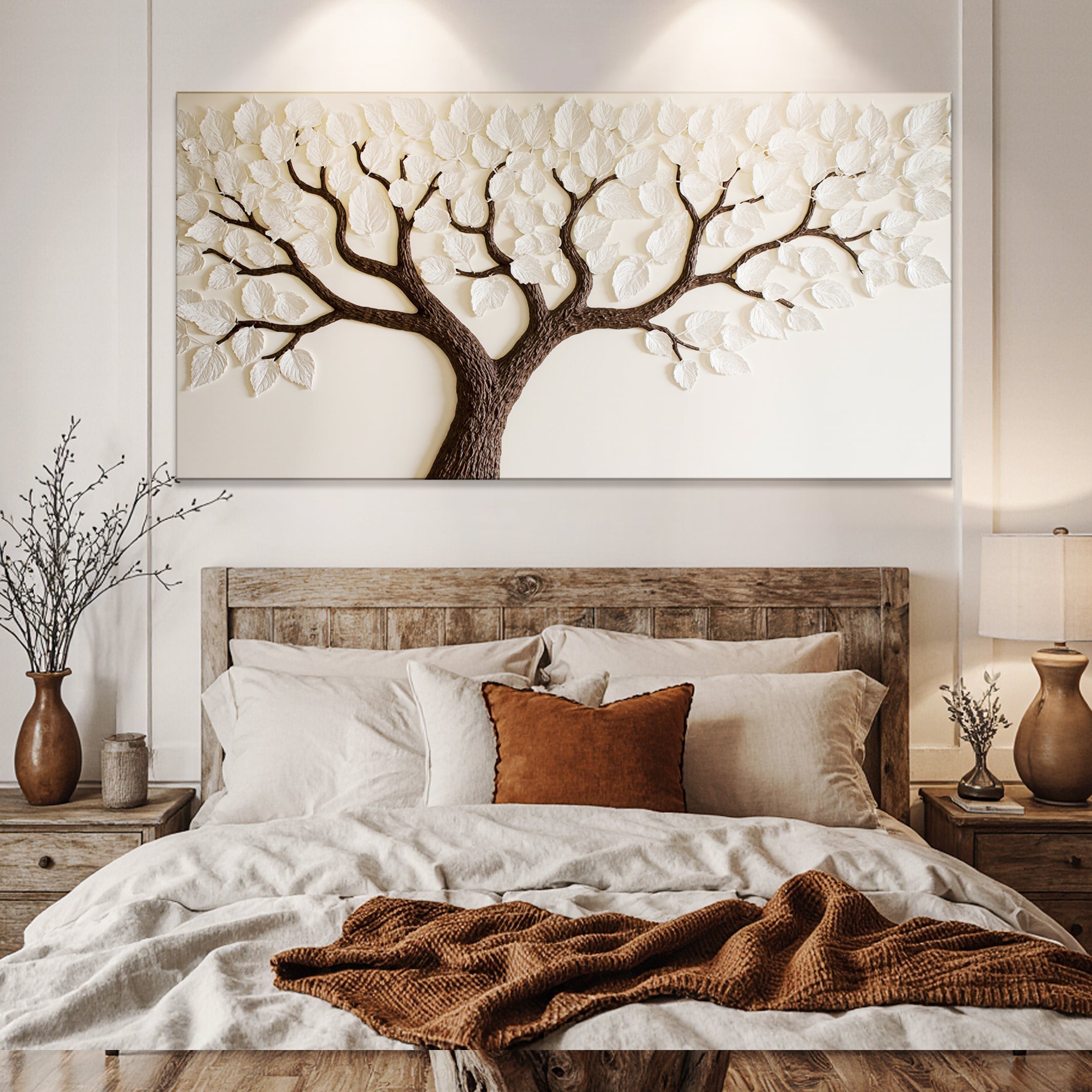 Ivory Canopy Tree Wall Art on sale at MyriadMart