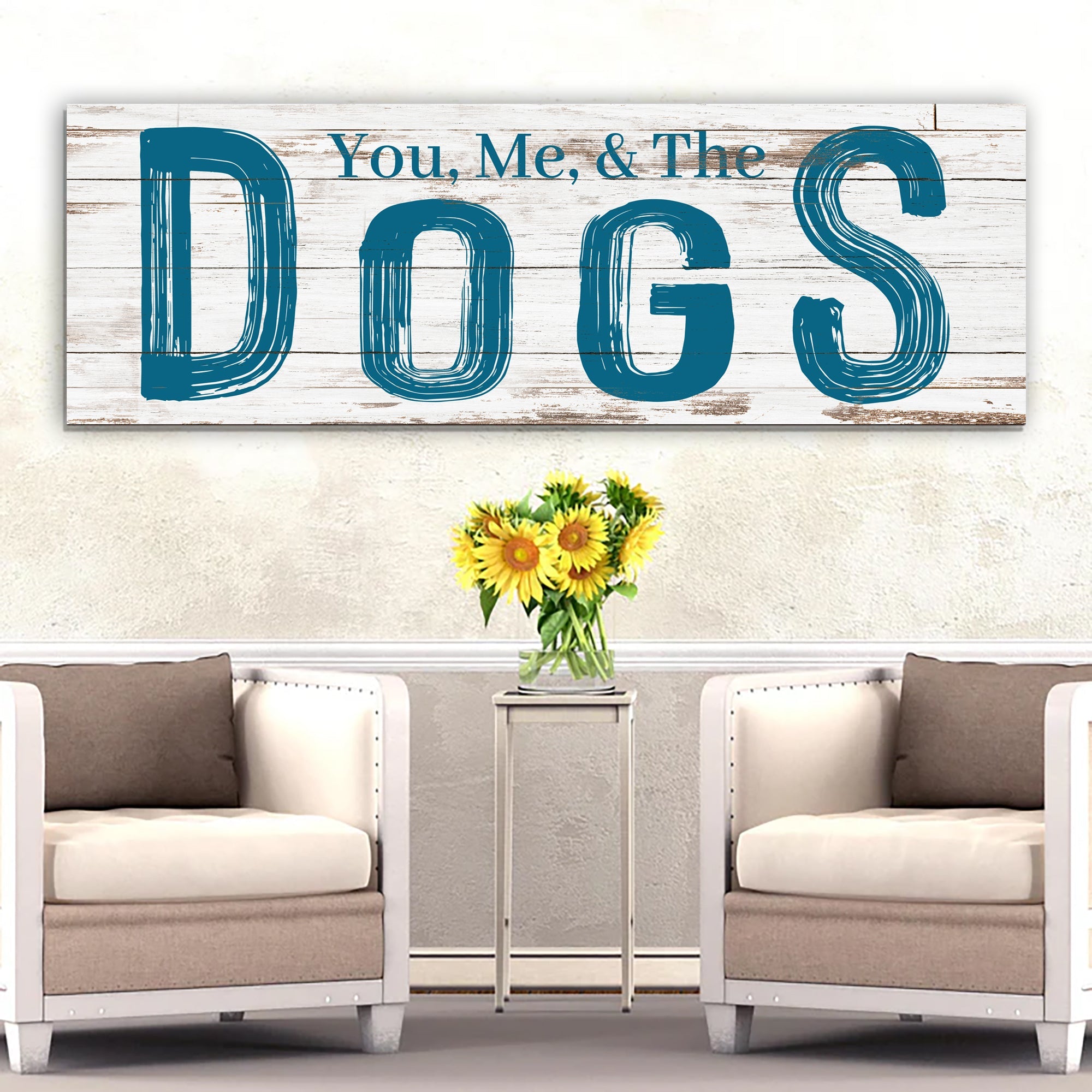 You, Me And The Dogs Sign V on sale at MyriadMart