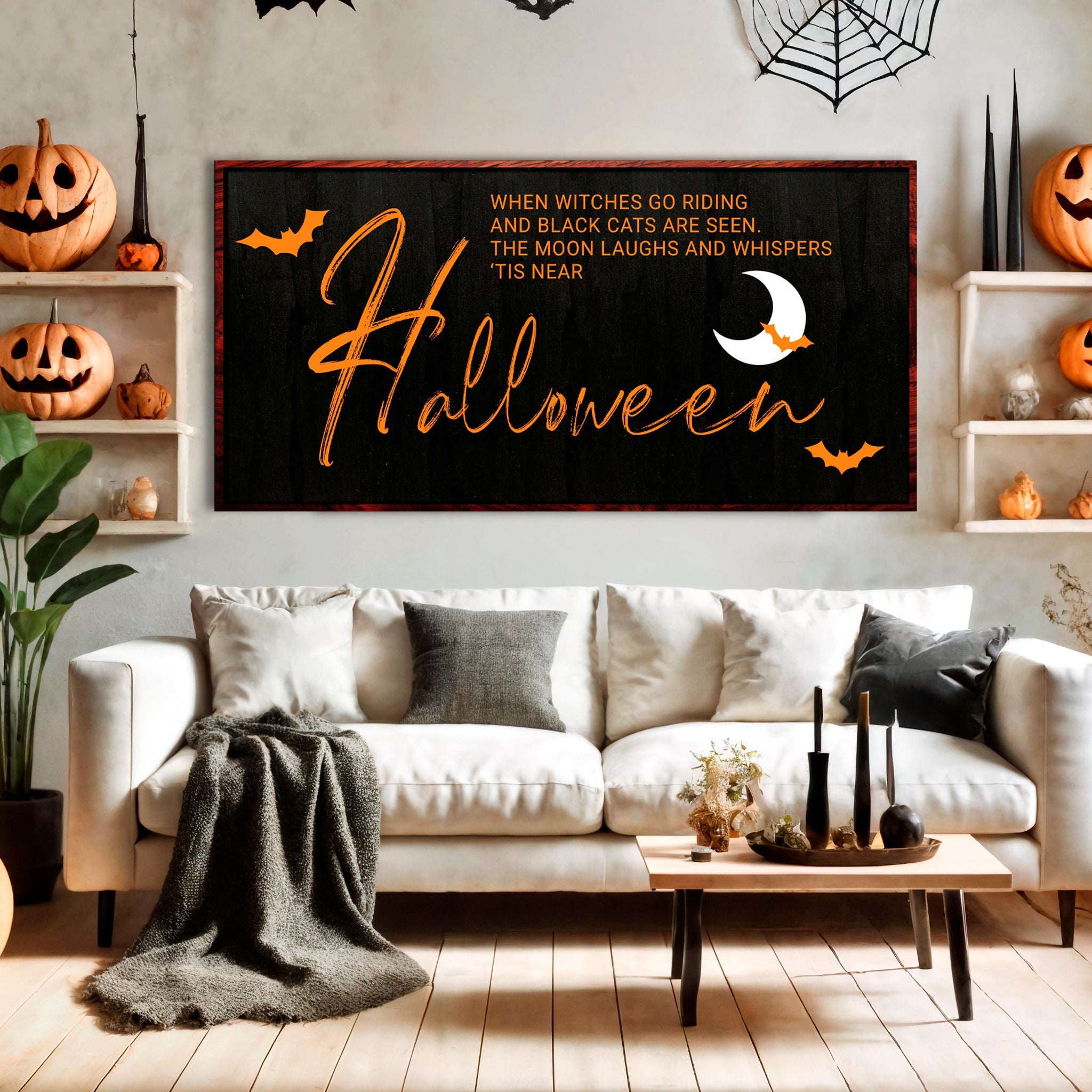When Witches Halloween Wall Sign on sale at MyriadMart