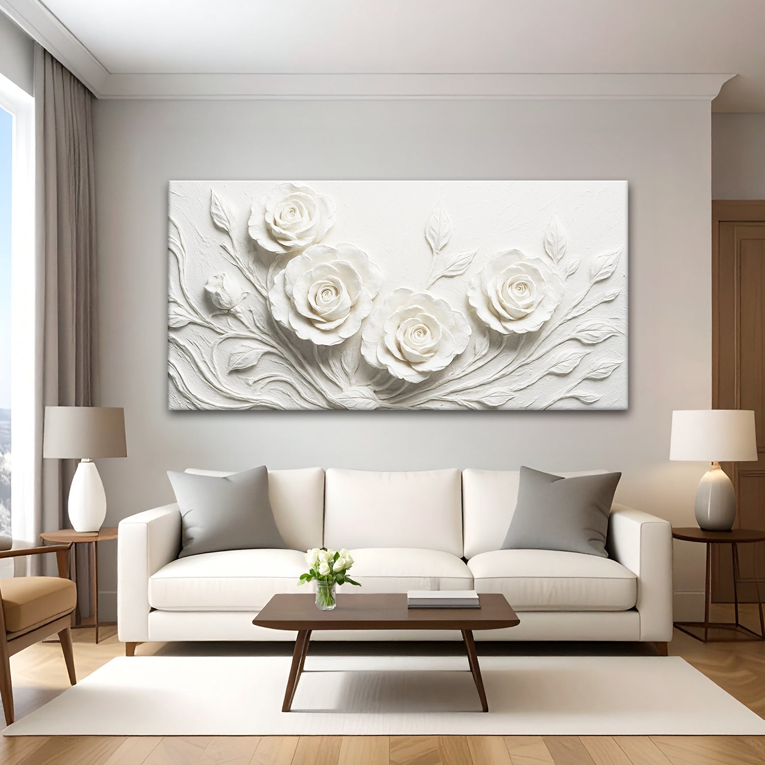 Floral Abstract Wall Art on sale at MyriadMart