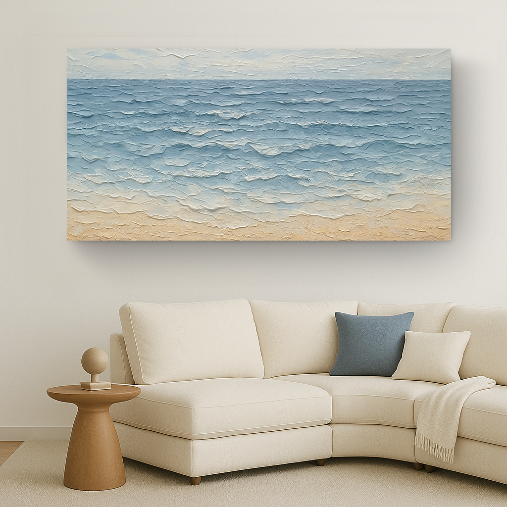 Serene Ocean Wave Coastal Wall Art VI on sale at MyriadMart