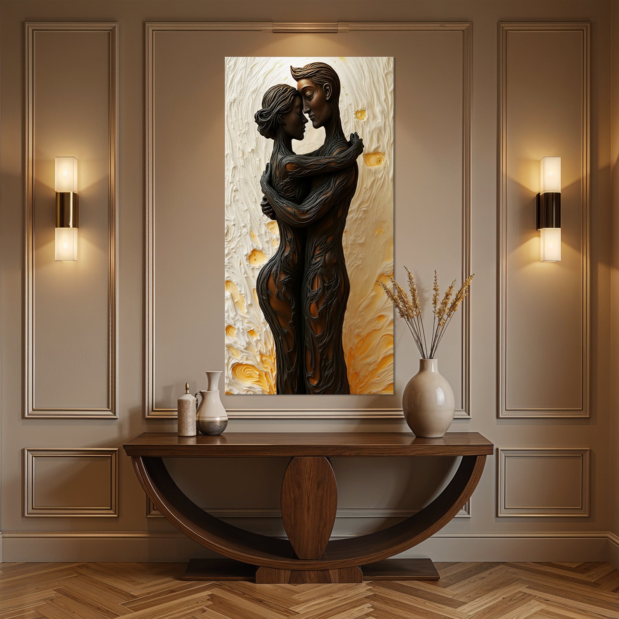 Eternal Love Figure Abstract Wall Art VII on sale at MyriadMart