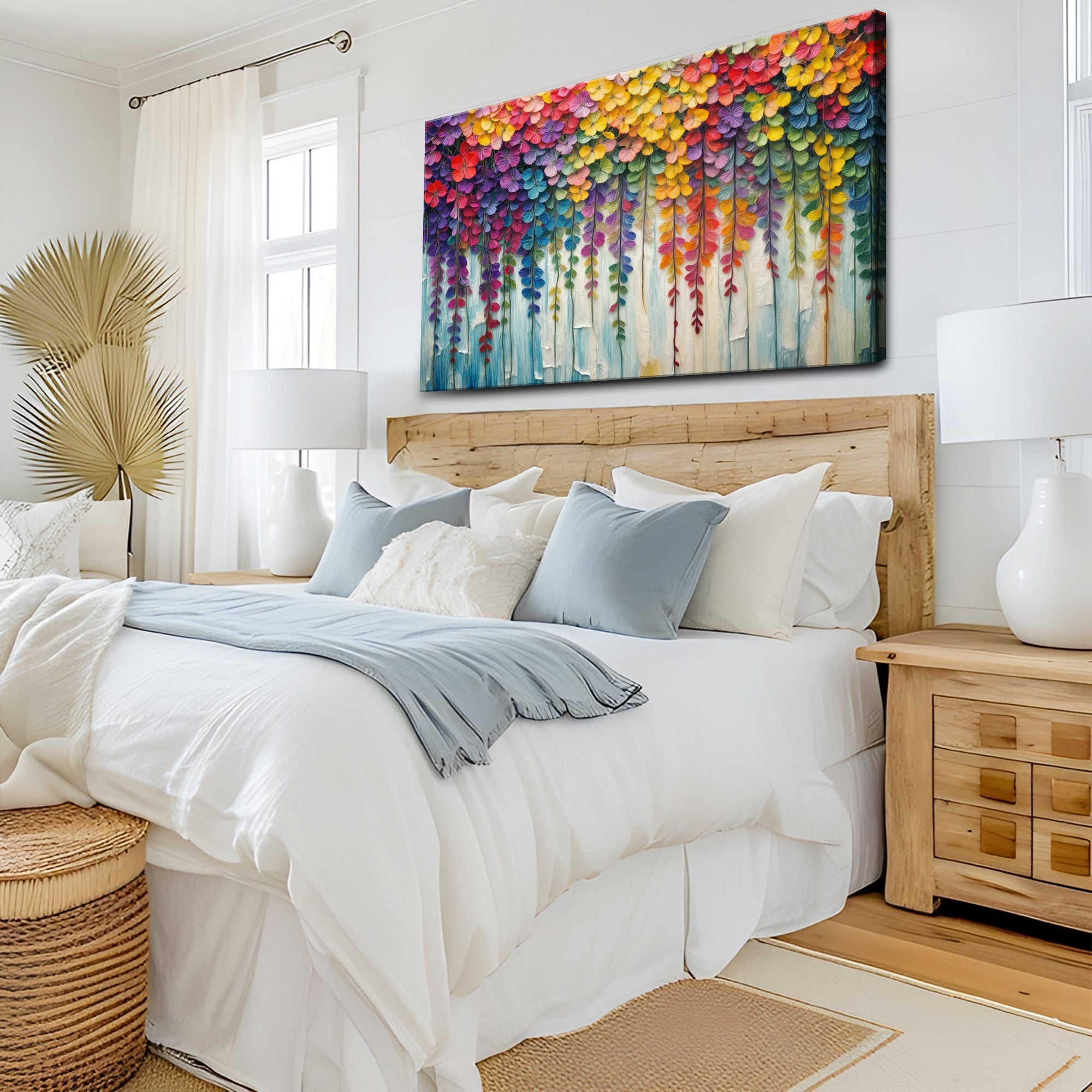 Cascade of Colors Impasto Wall Art on sale at MyriadMart