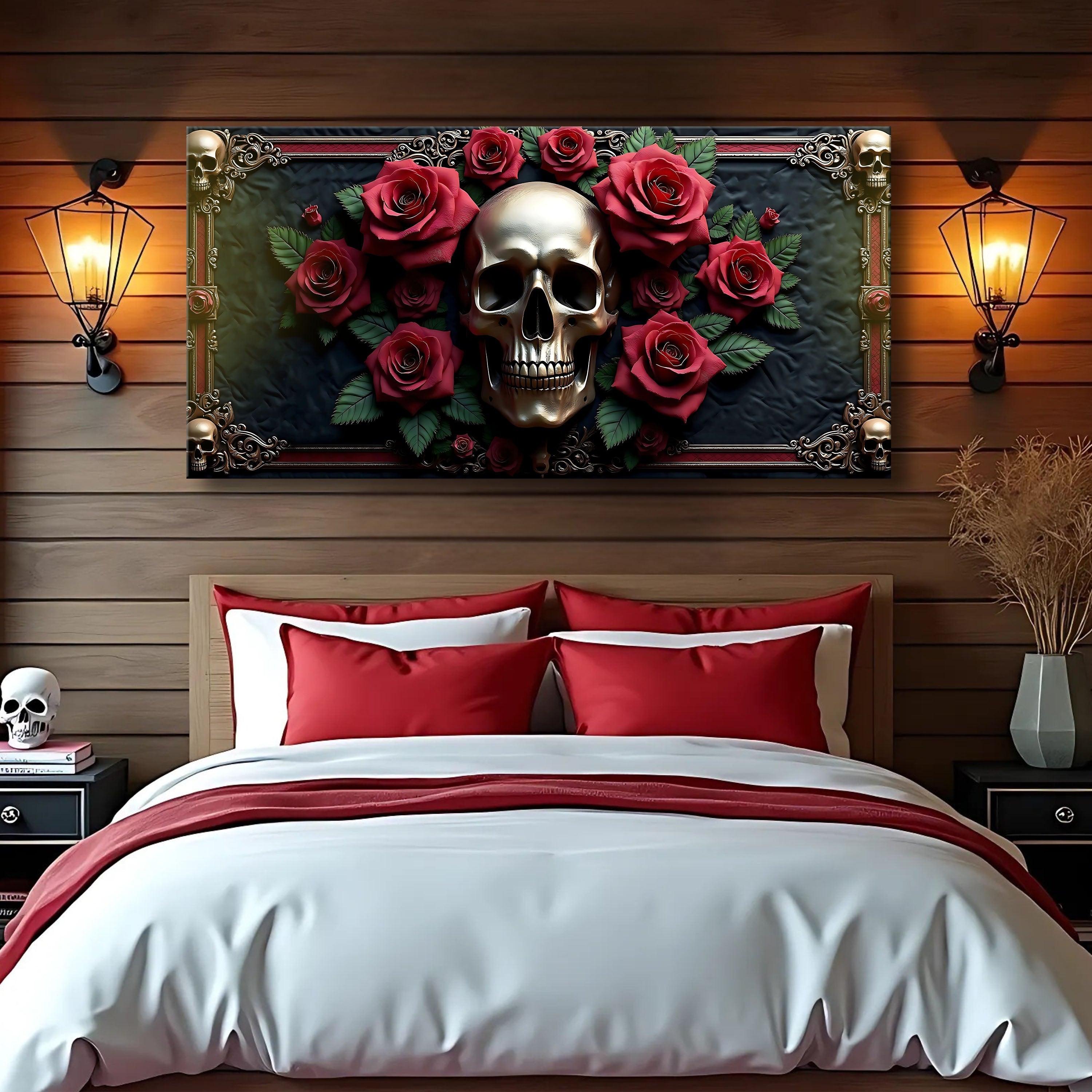 3D Vintage Skull Wall Art III on sale at MyriadMart