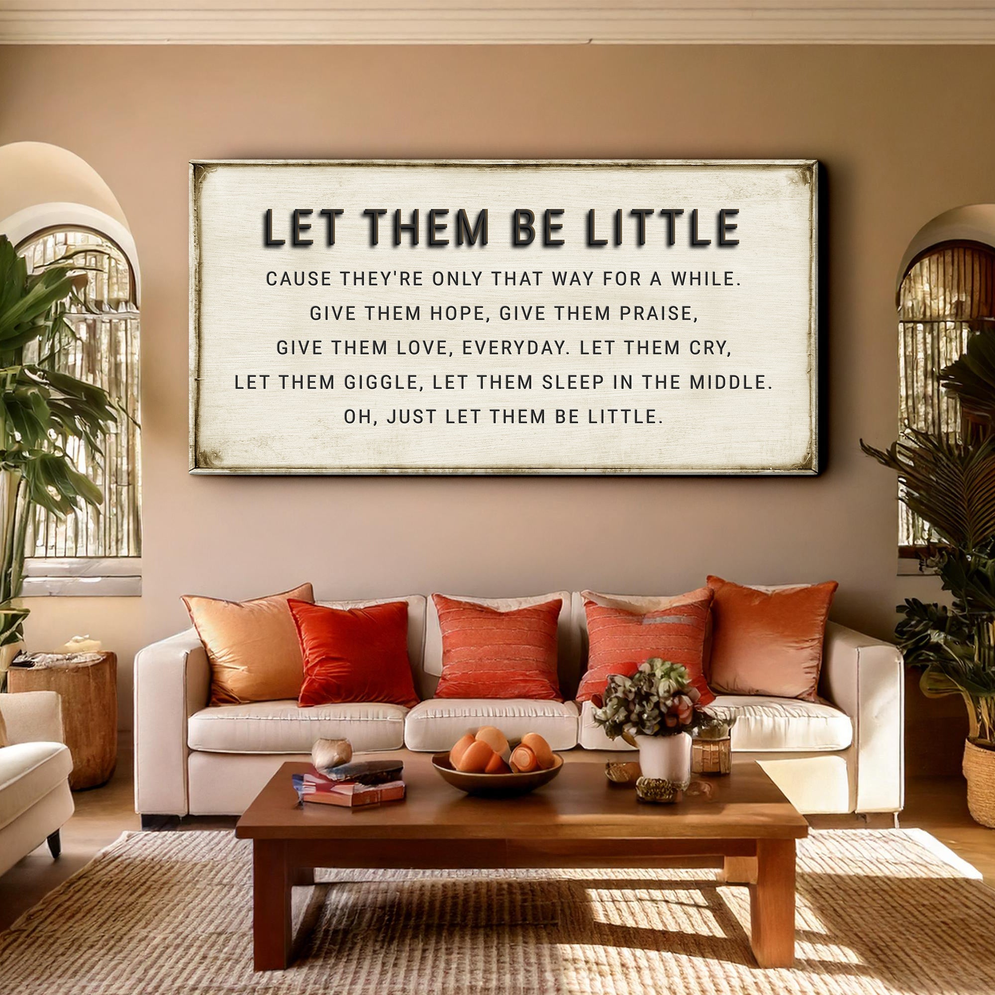 Let Them Be Little Playroom Sign on sale at MyriadMart