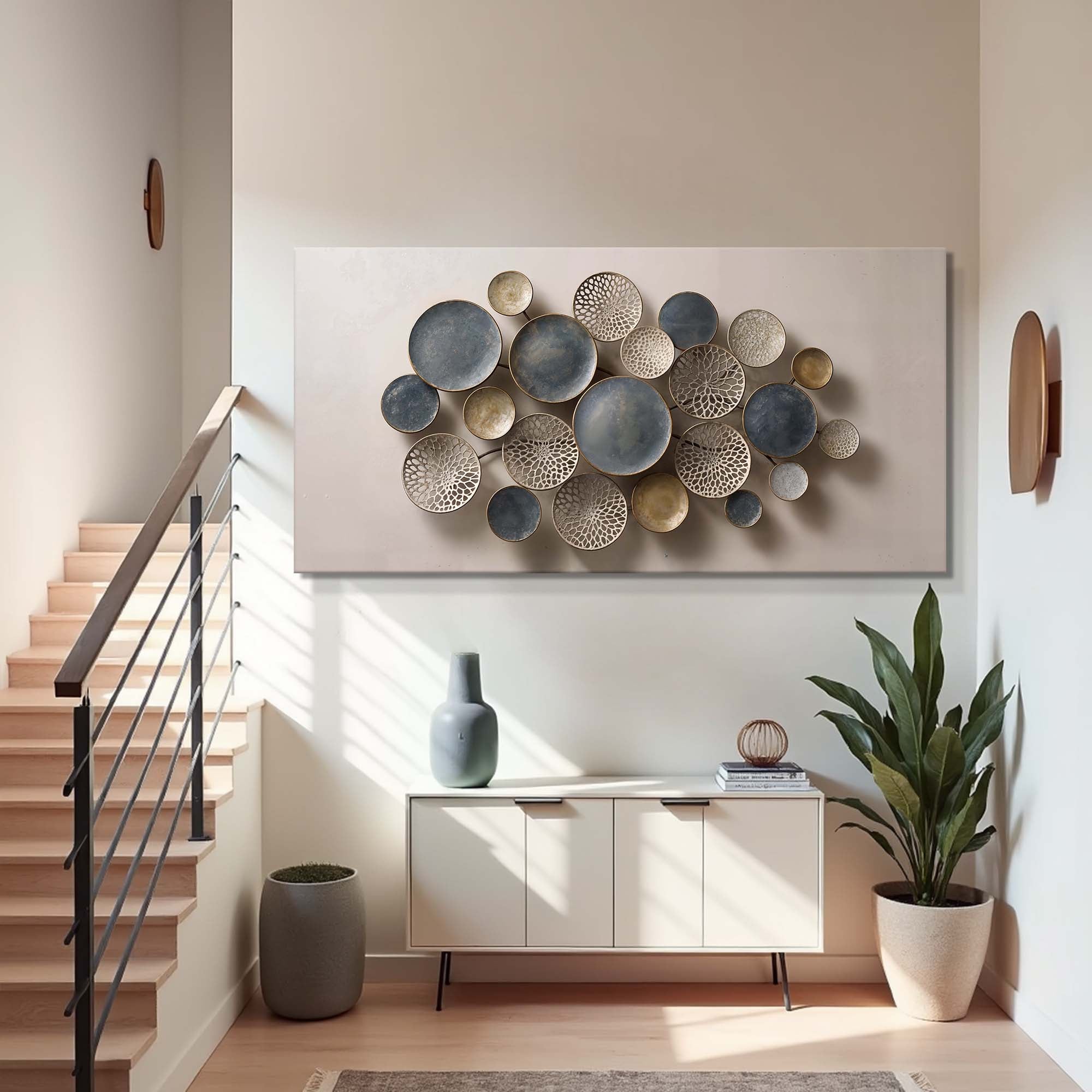 Lotus Leaf Abstract Wall Art IV on sale at MyriadMart