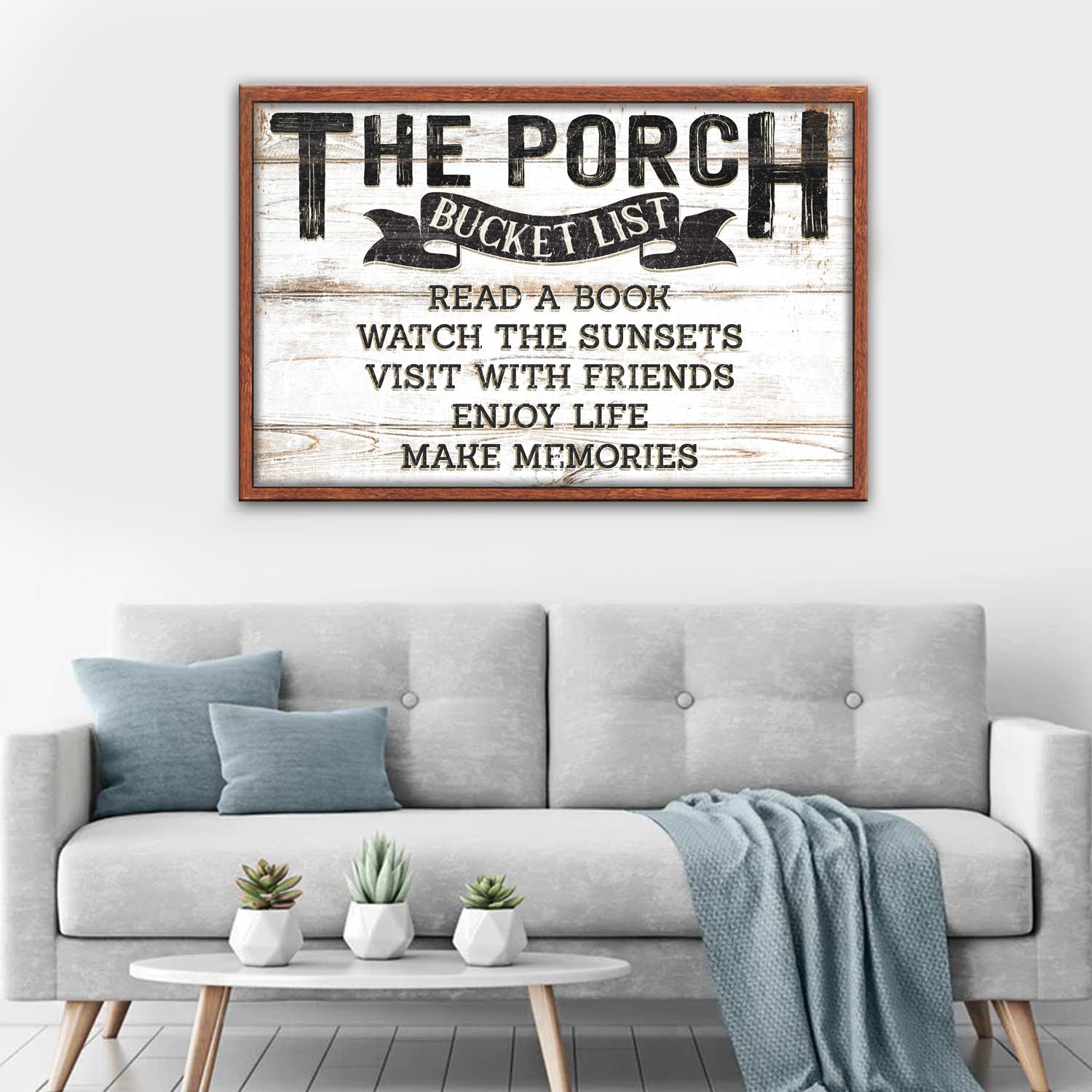 The Porch Bucket Sign on sale at MyriadMart