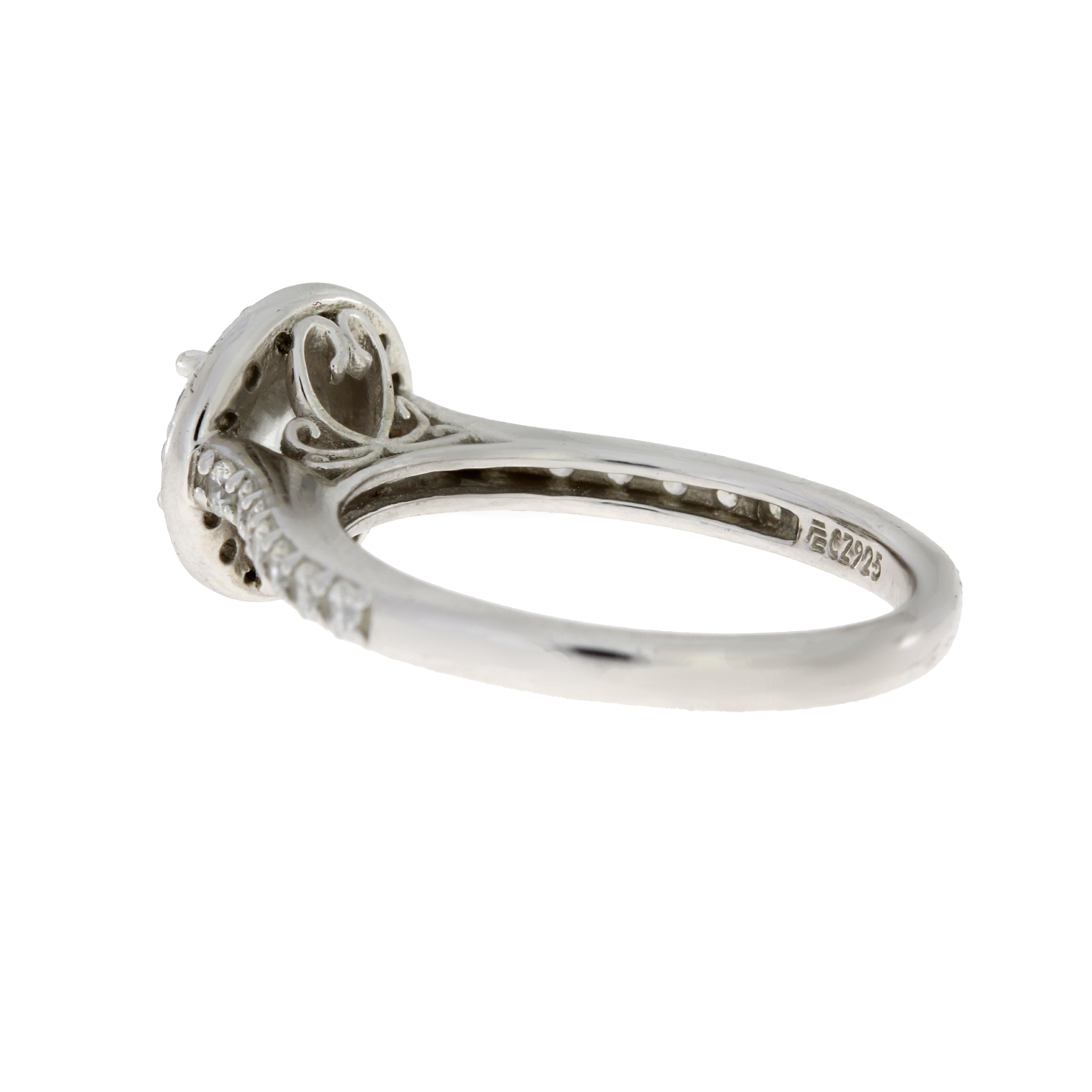 Cubic Zirconium Ring Sterling Silver on sale at MyriadMart