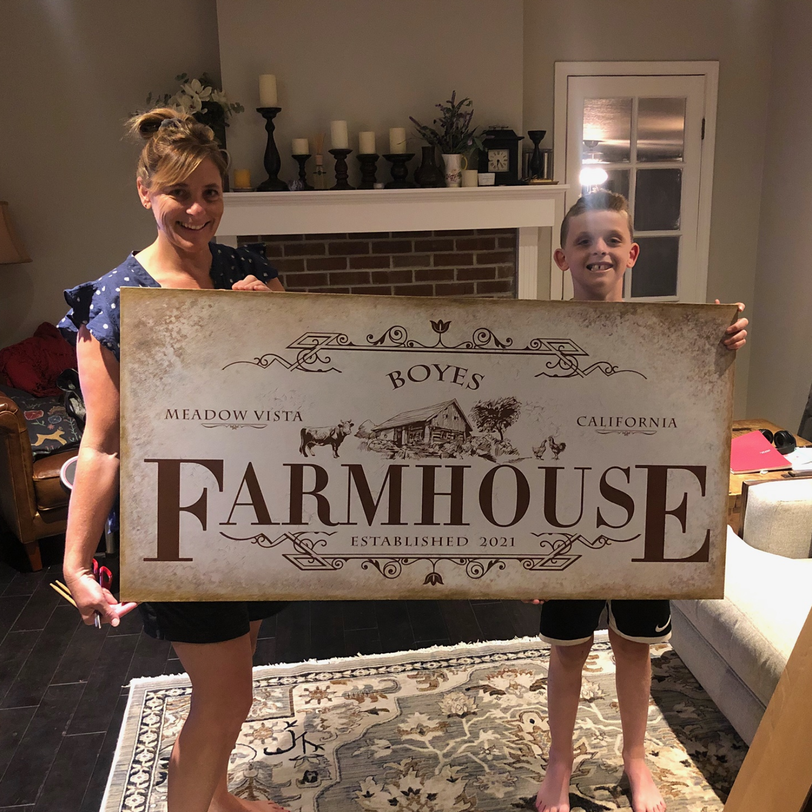 Rustic Farmhouse Sign IV on sale at MyriadMart