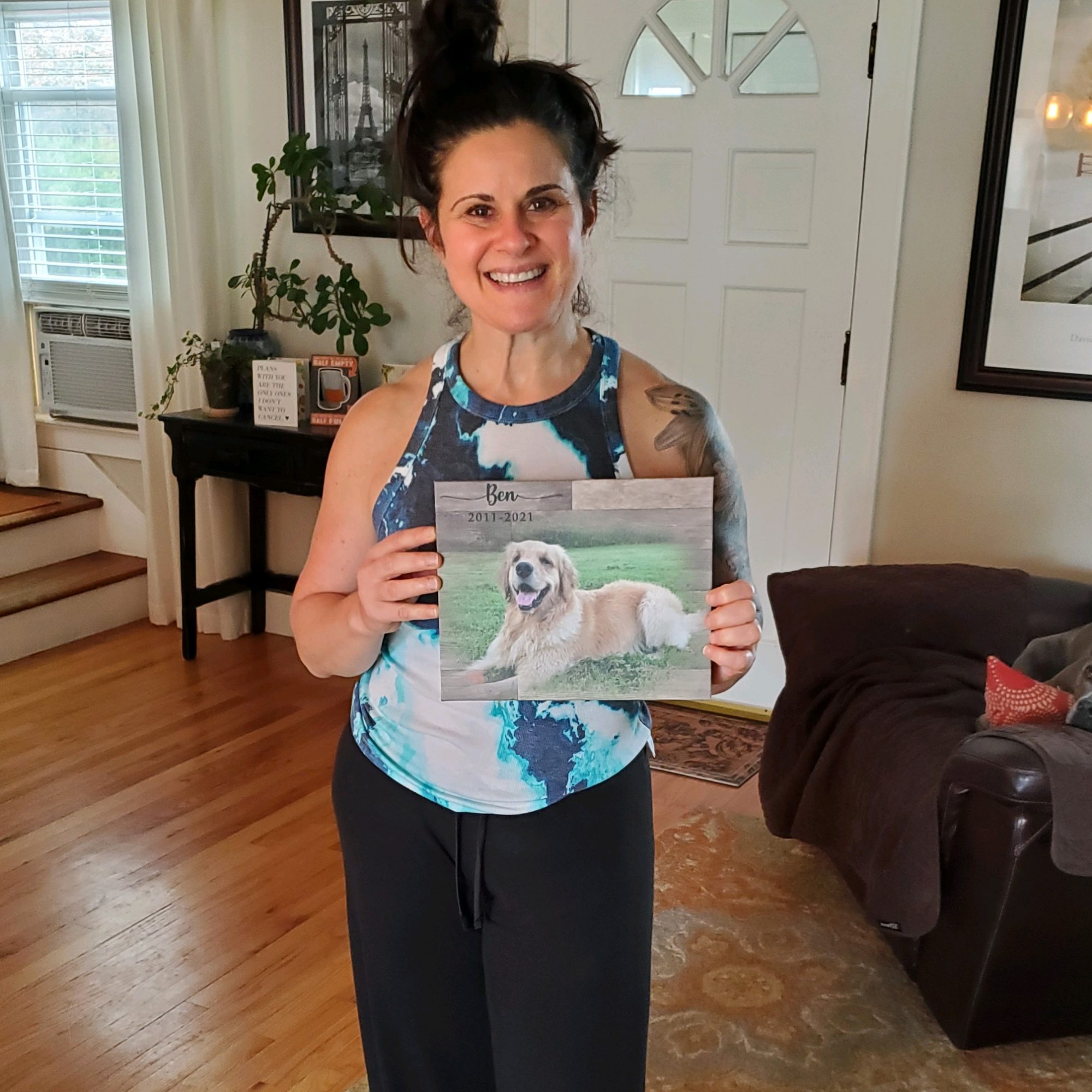 Wooden Animal Portrait Sign | Personalized Canvas Wall Art on sale at MyriadMart