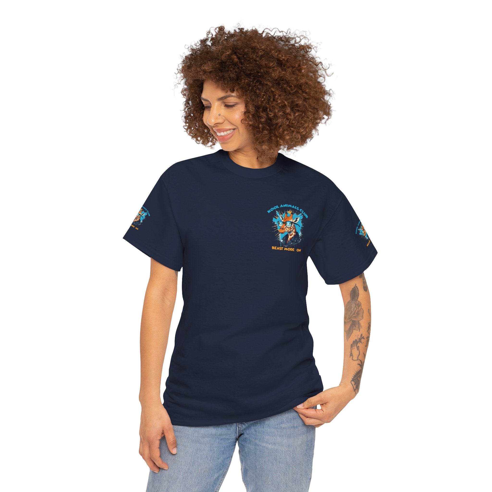 Kool Animals Club Tee, Unisex Graphic T-Shirt, Fun Animal Apparel, Casual Wear, Unique Gift for Animal Lovers on sale at MyriadMart