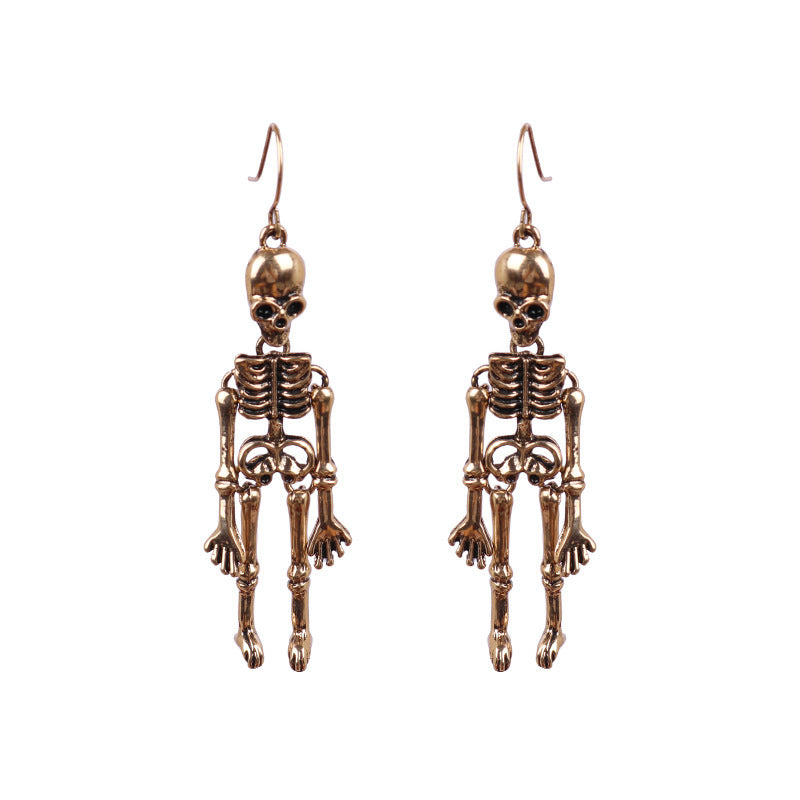 Skeleton Alloy Earrings - MyriadMart