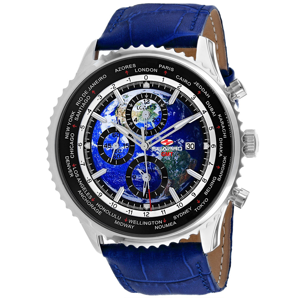 Seapro Men's Meridian World Timer GMT on sale at MyriadMart