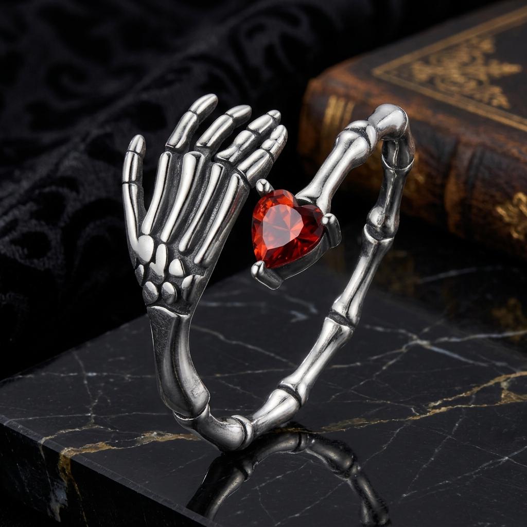 925 Sterling Silver Pavé Setting CZ Oxidized Ring on sale at MyriadMart