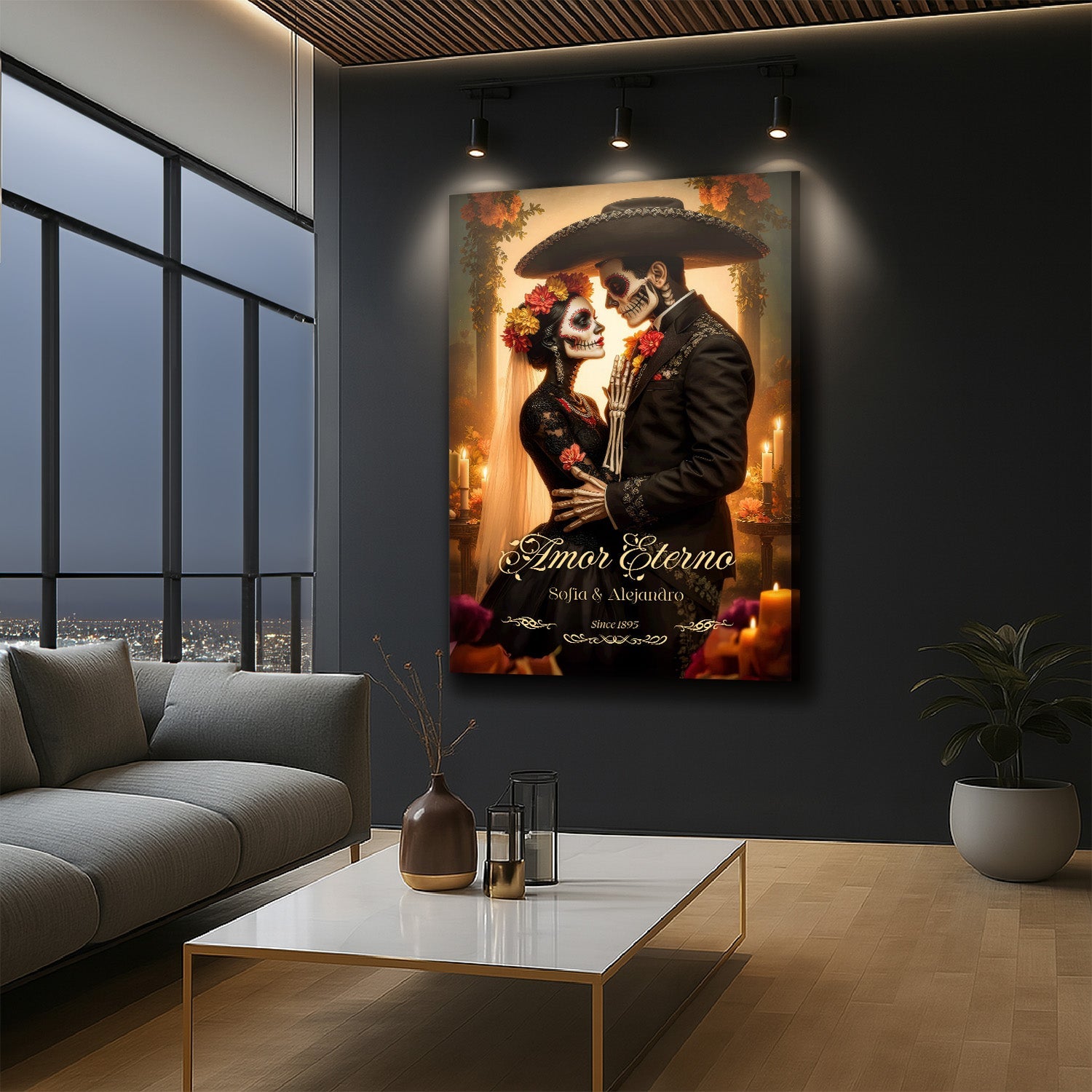 Personalized Eternal Love Halloween Sign on sale at MyriadMart