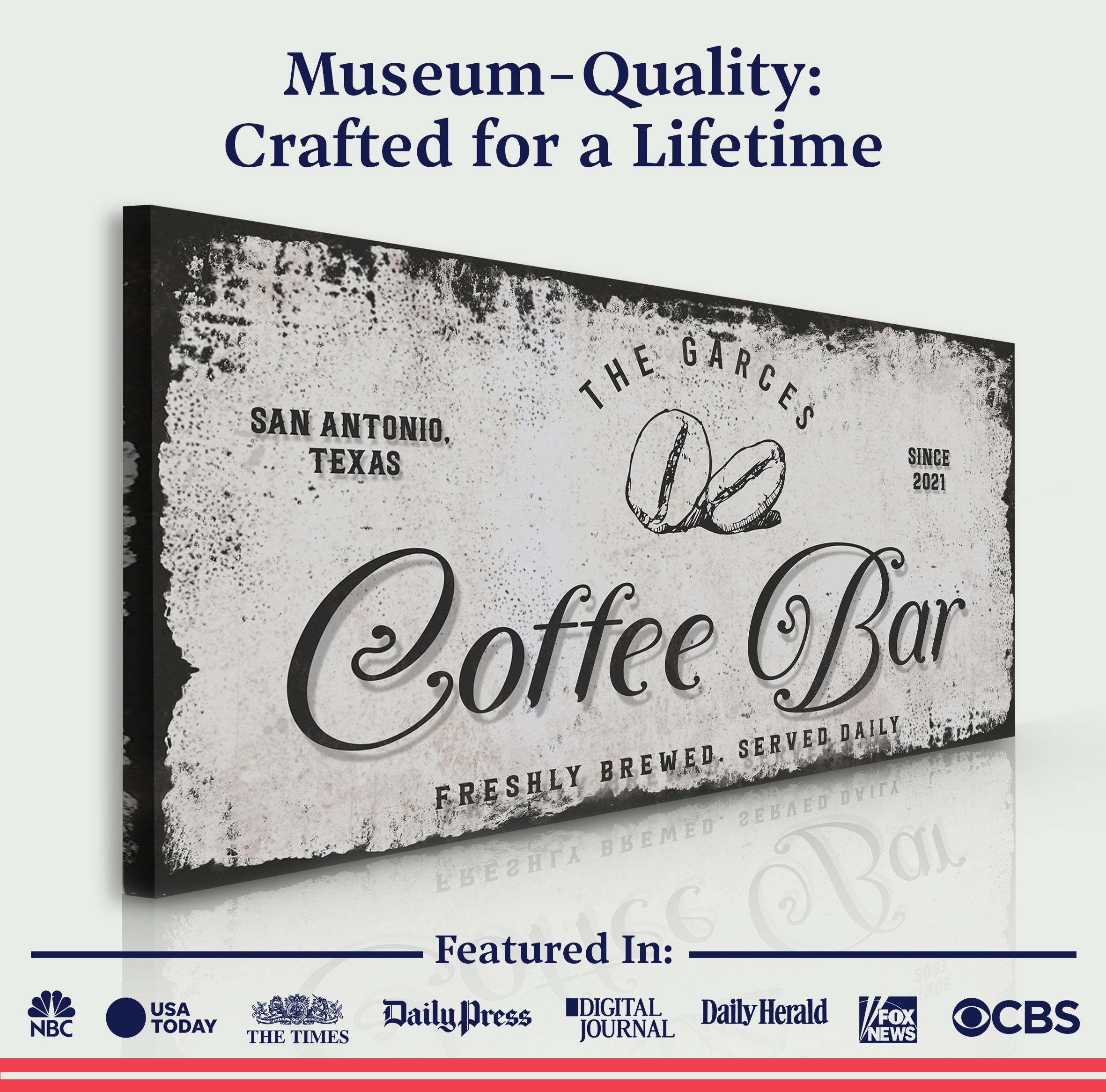 Coffee Bar Sign IV on sale at MyriadMart