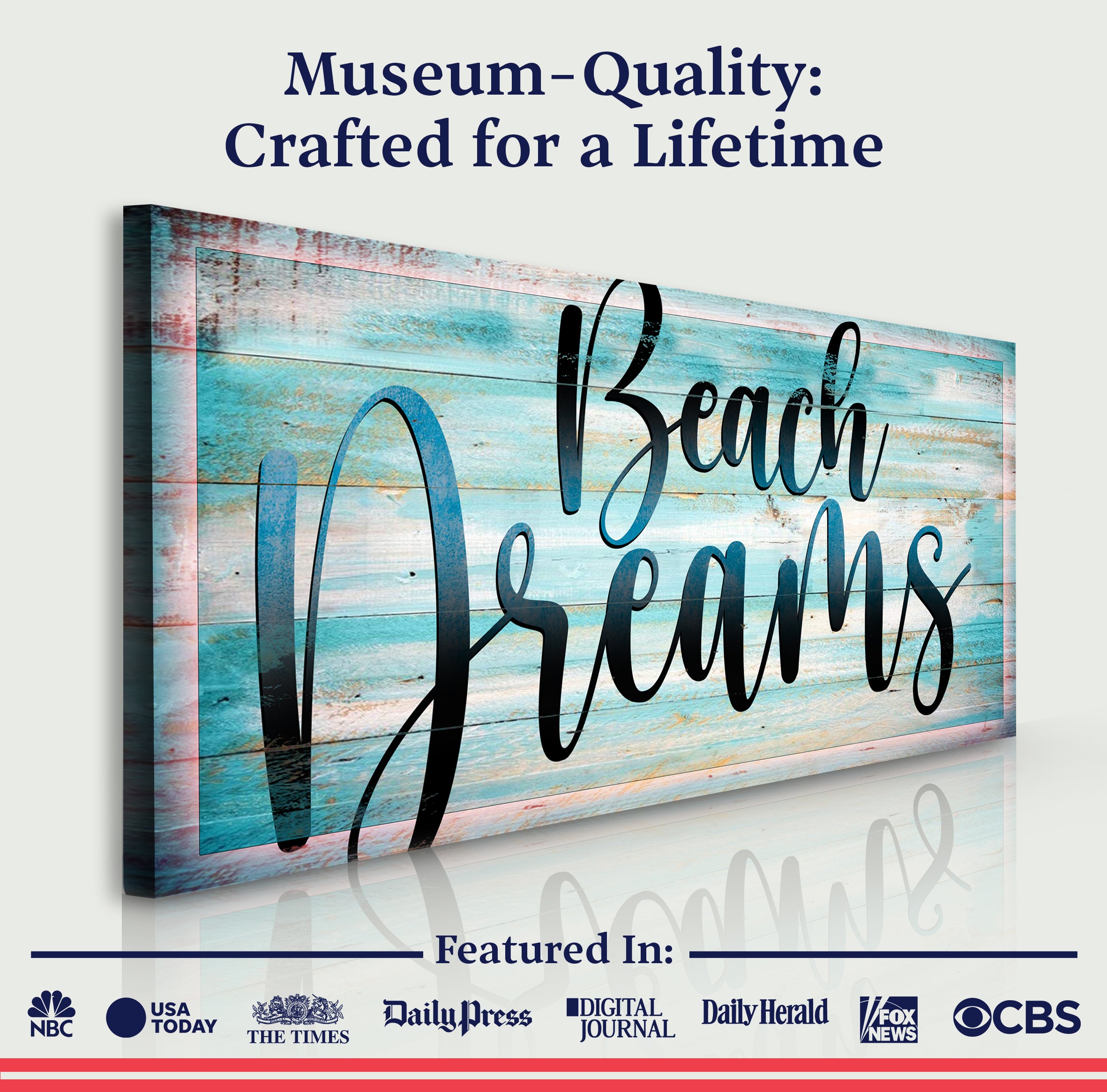 Beach Dreams Sign II on sale at MyriadMart