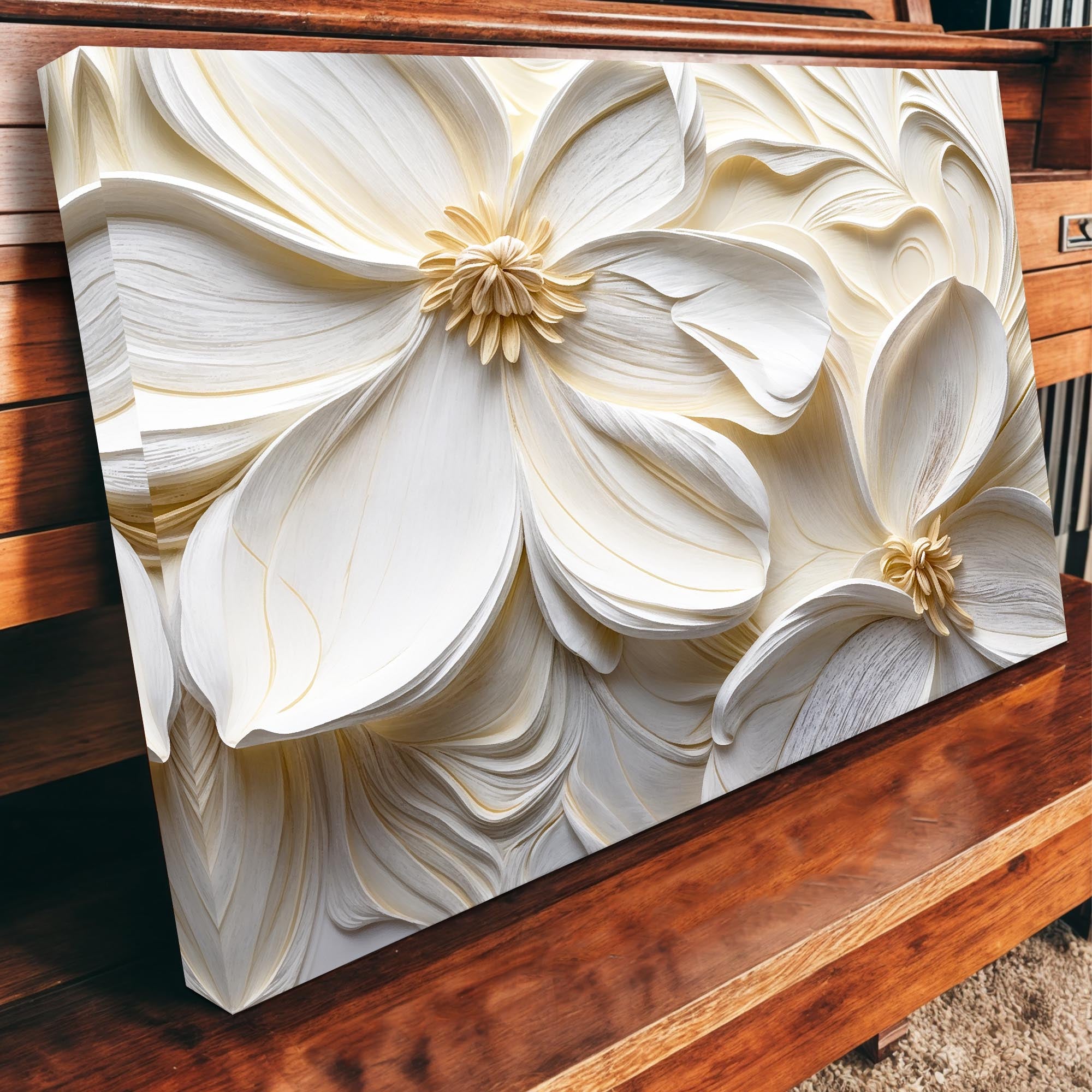 3D Minimalist Flower Wall Art II on sale at MyriadMart