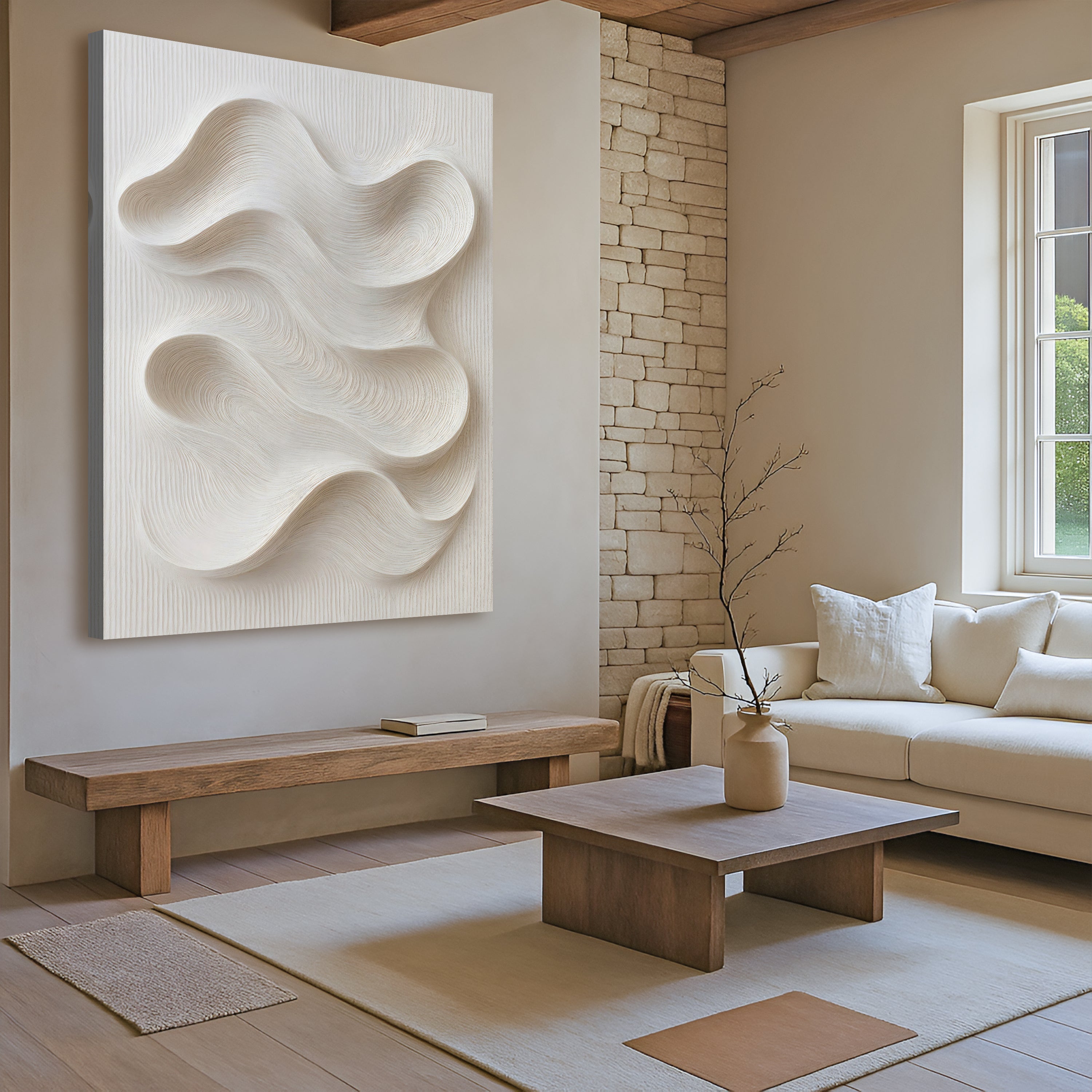 Minimalist Waves Wall Art on sale at MyriadMart