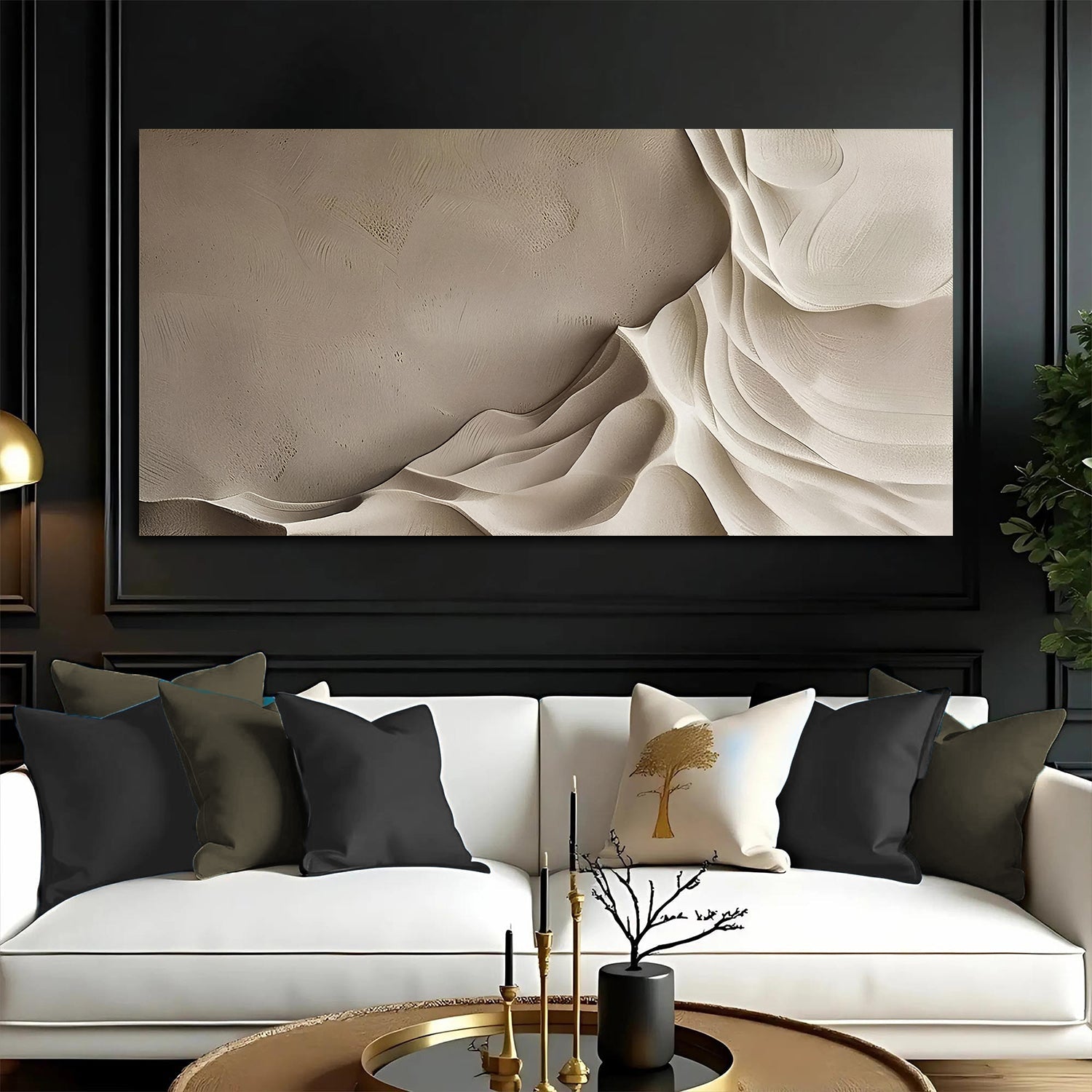 Beige Minimalist Wall Art IV on sale at MyriadMart