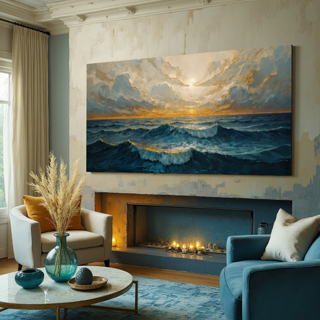 Waterscape Abstract Wall Art XI on sale at MyriadMart