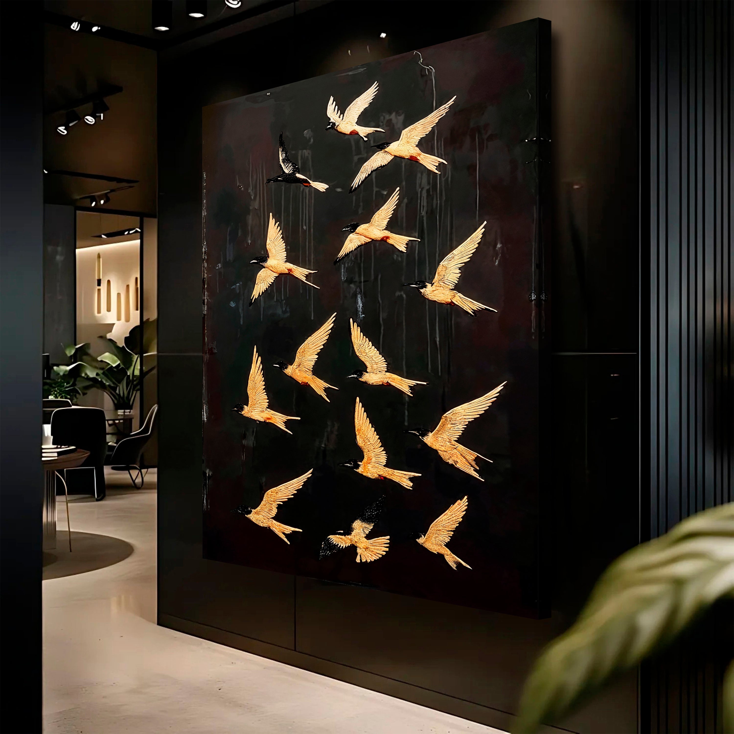 Abstract Flying Swallow Wall Art on sale at MyriadMart