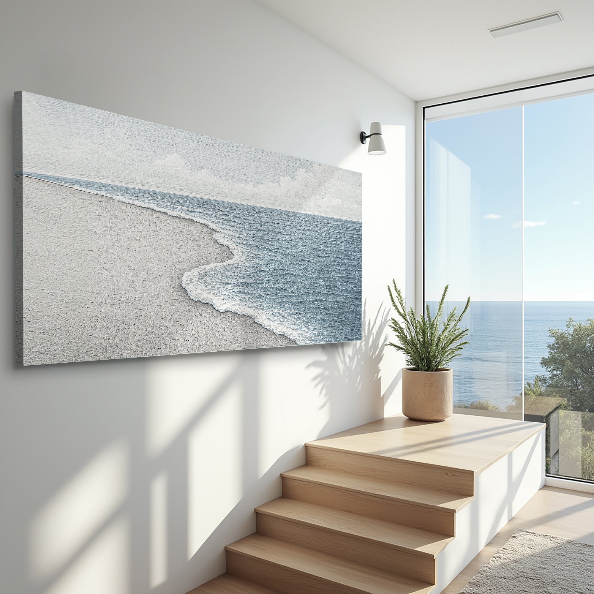 Abstract Beach Shore Wall Art on sale at MyriadMart