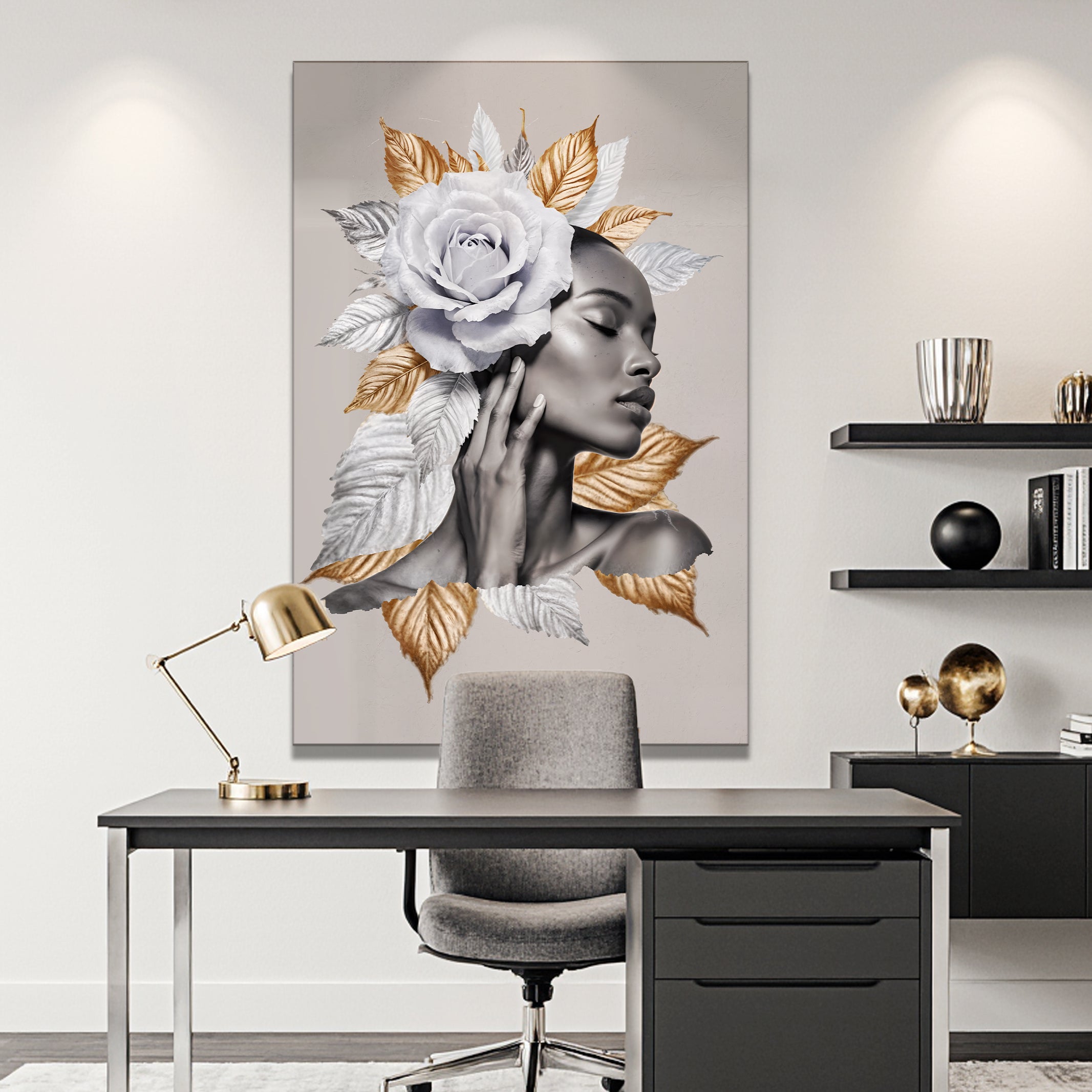 Floral Majesty Wall Art on sale at MyriadMart