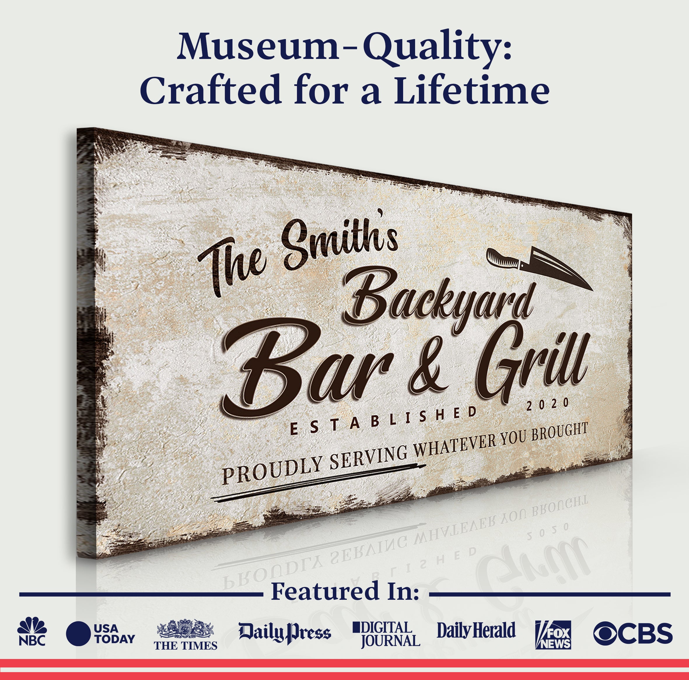 Backyard Bar & Grill Sign XVI on sale at MyriadMart