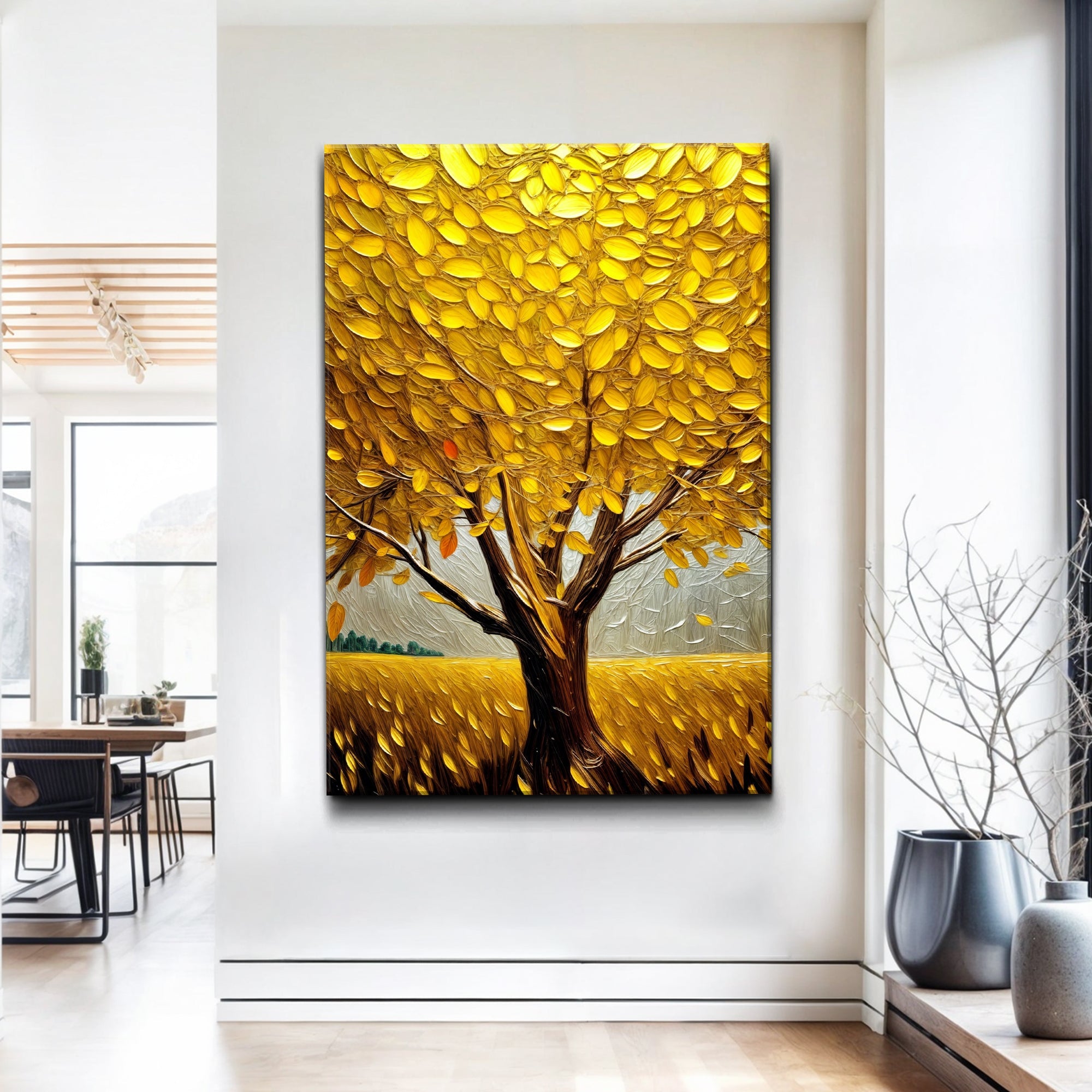 Golden Tree Breeze Wall Art on sale at MyriadMart