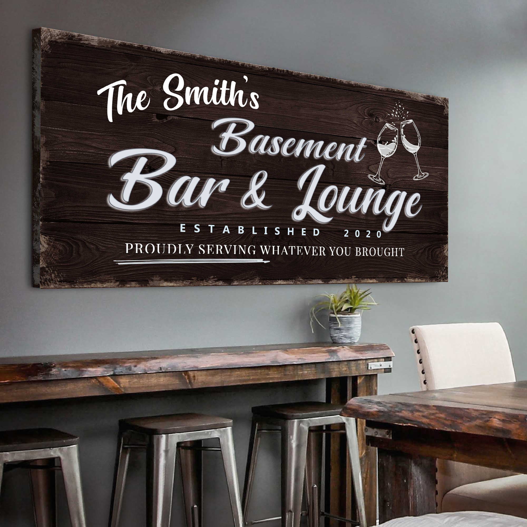 Basement Bar And Lounge Sign IV on sale at MyriadMart