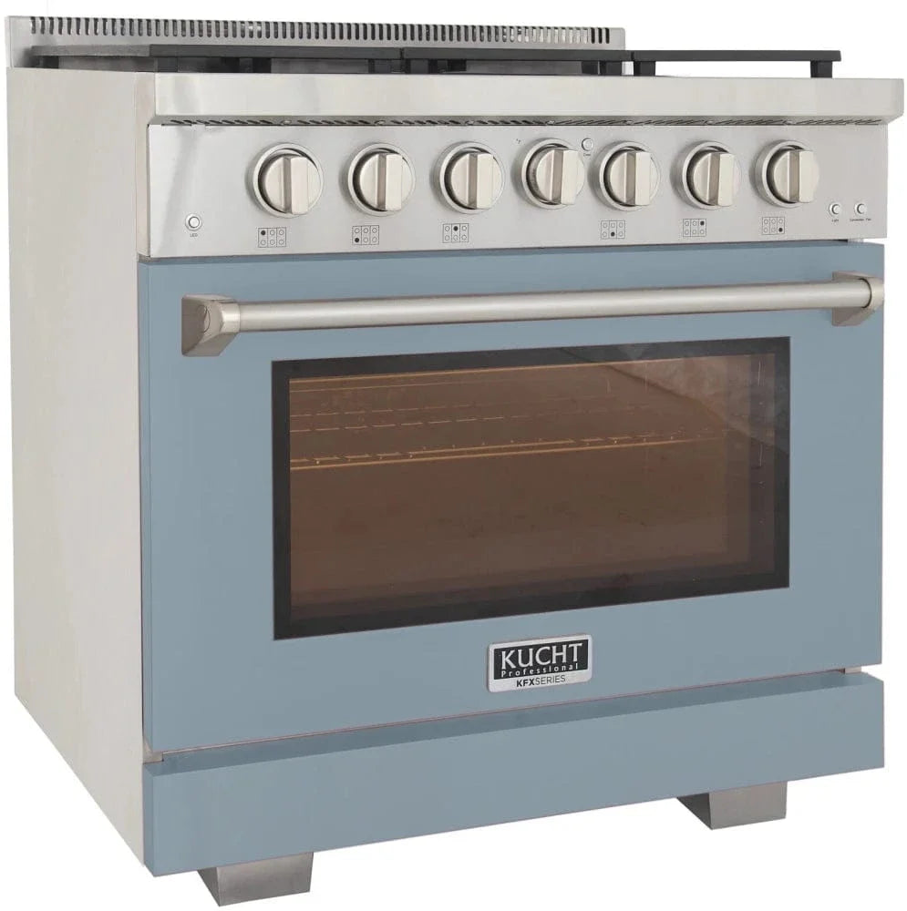 Kucht 36" Freestanding Professional Gas Range KFX3600X-LB on sale at MyriadMart